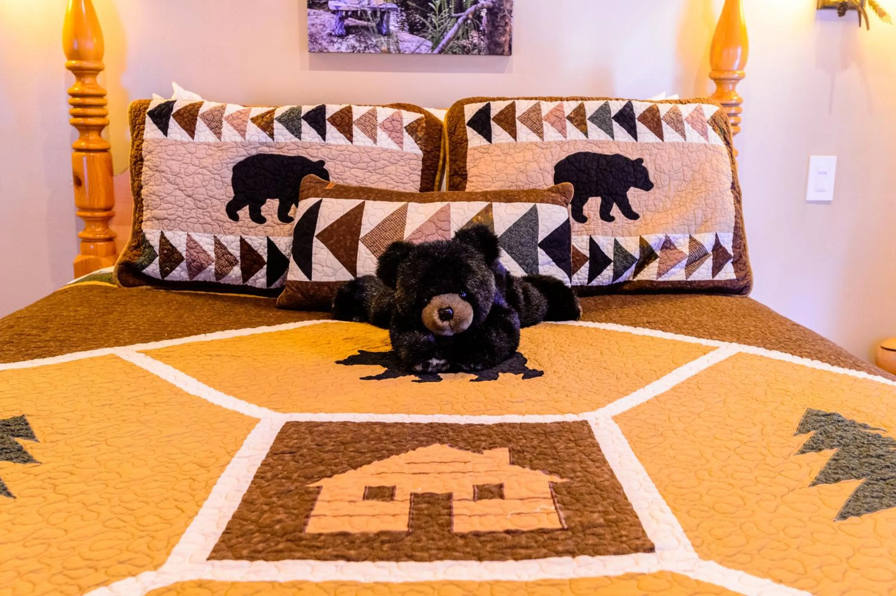 Deluxe Queen Room - No Pets in Alpen Way Chalet Mountain Lodge