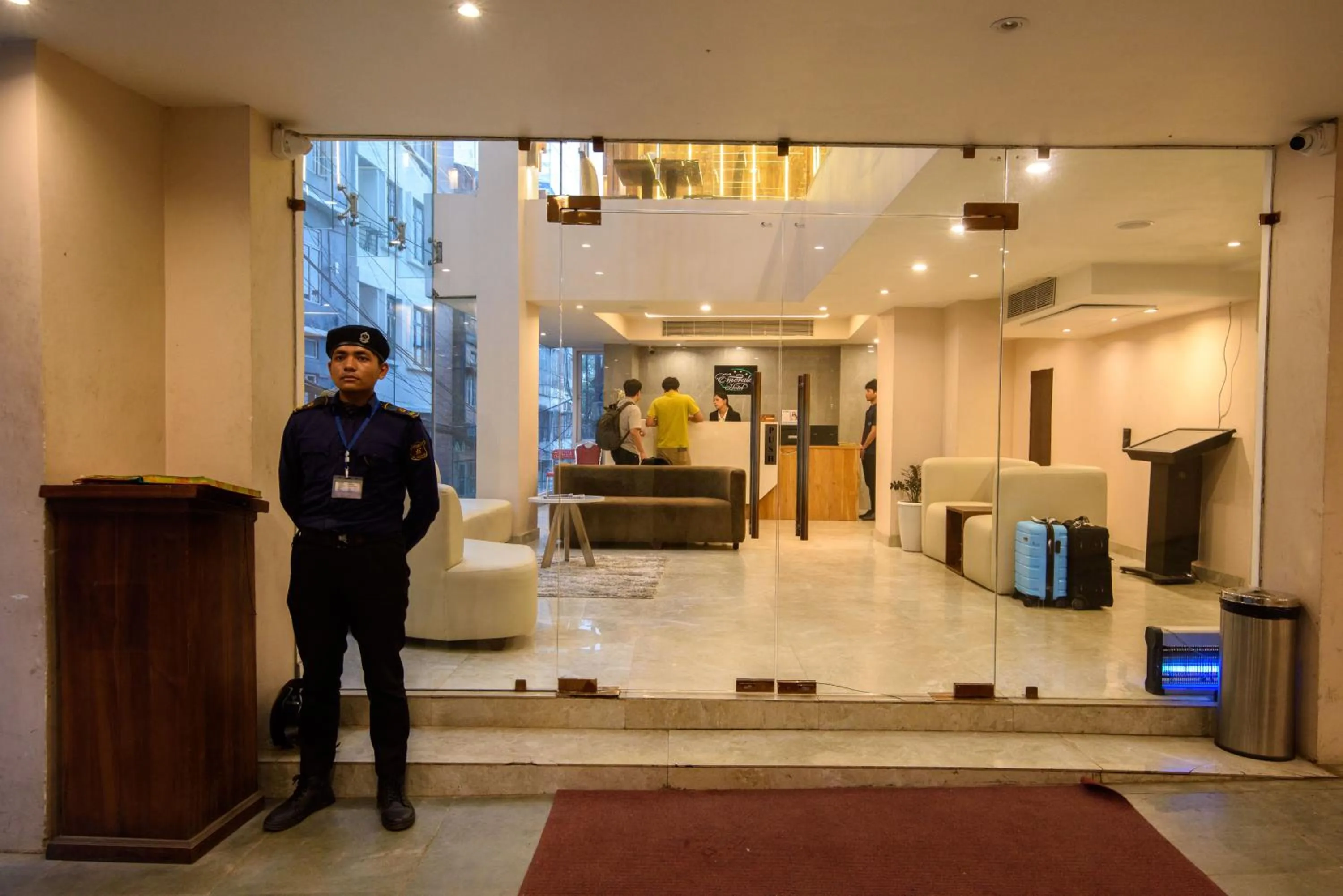 Facade/entrance in Emerald Hotel