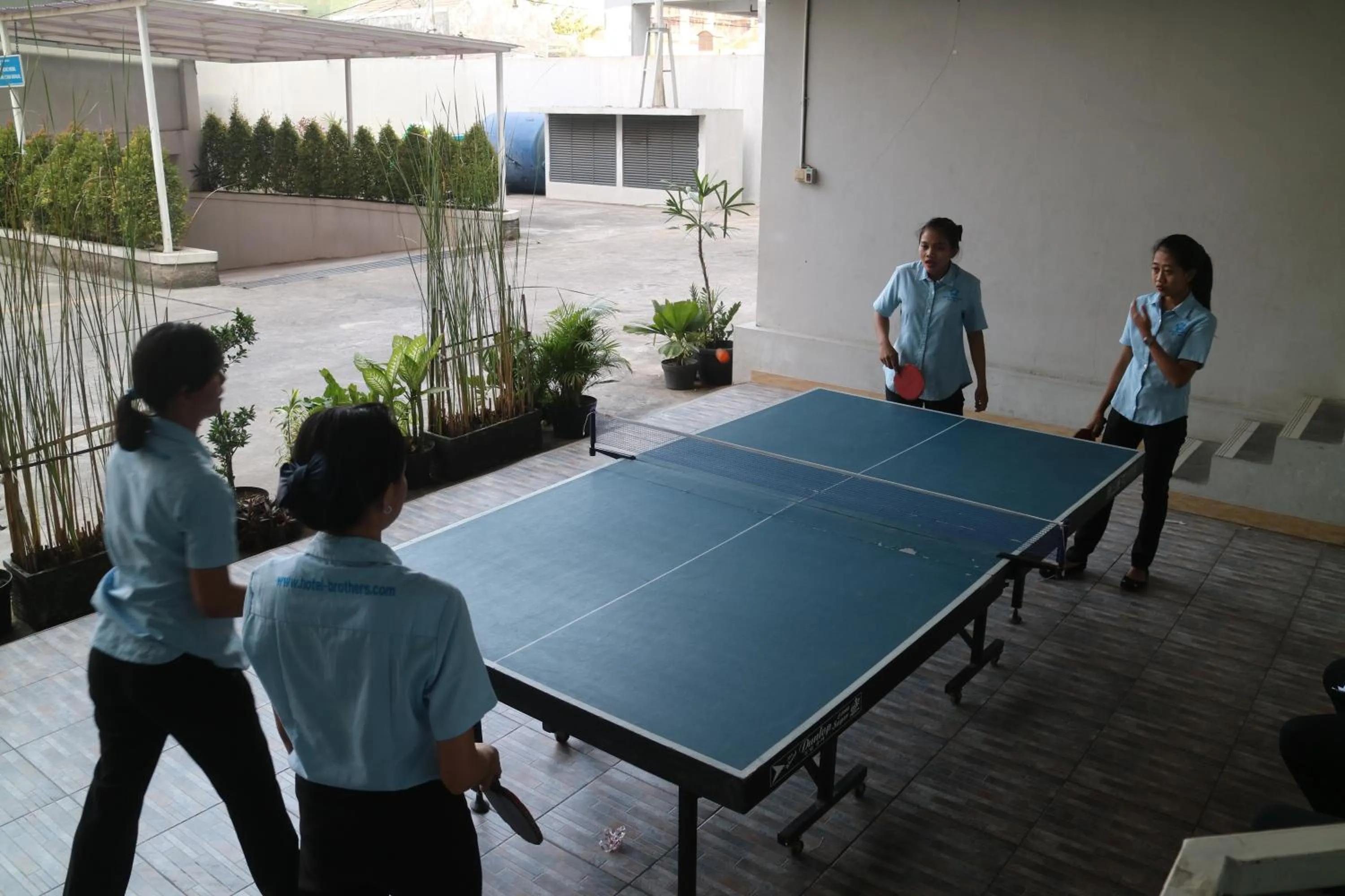 Table tennis in Hotel Brothers Solo