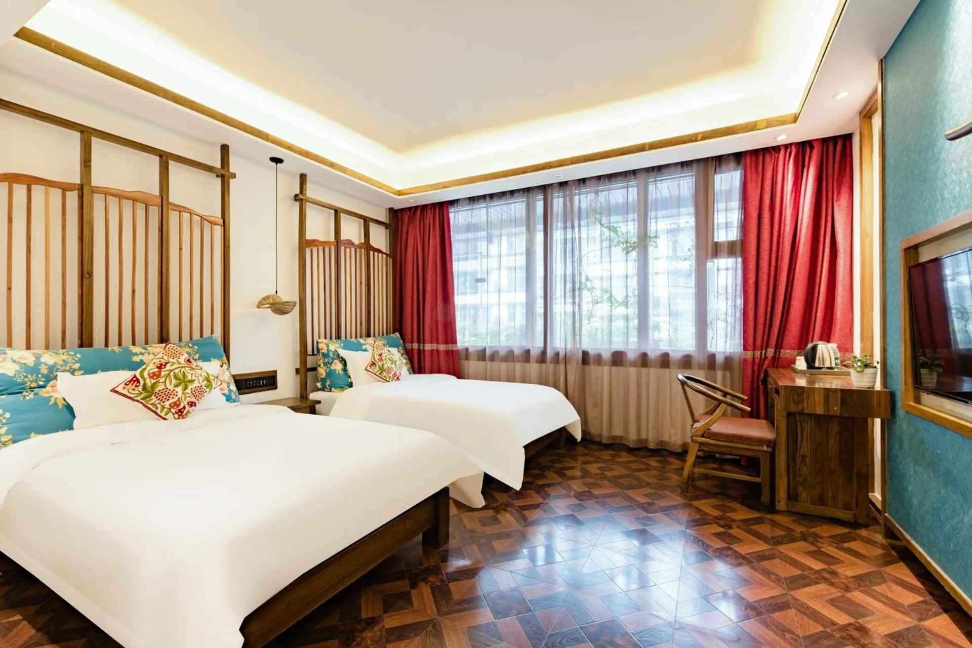 Bed in SecGarden Boutique Hotel