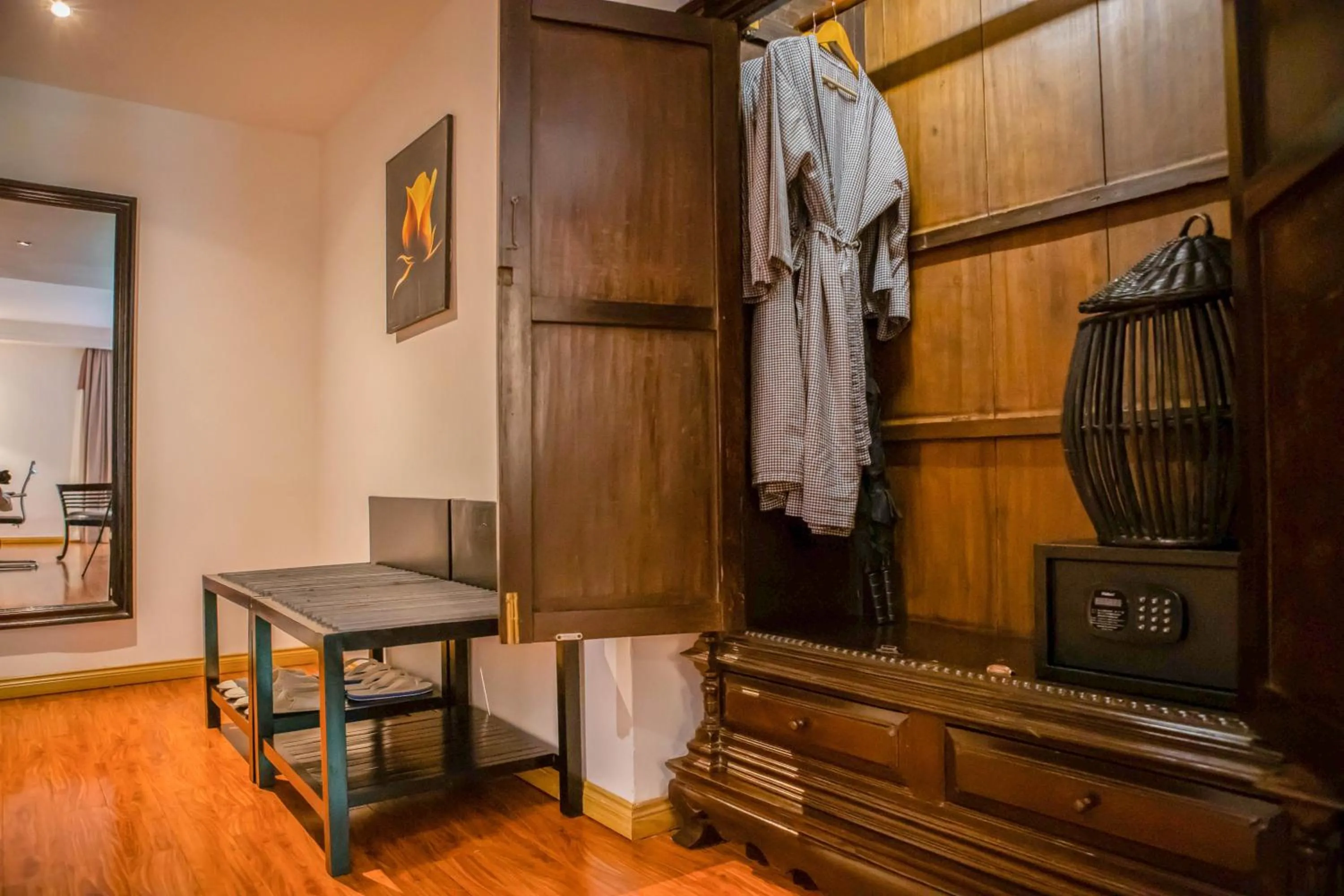 wardrobe in La Rose Suites