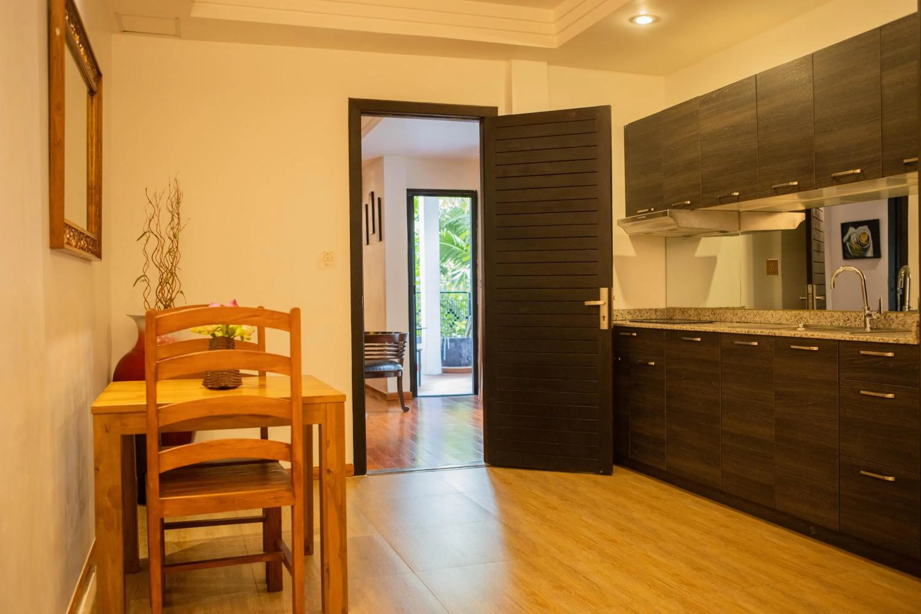 Kitchen or kitchenette in La Rose Suites