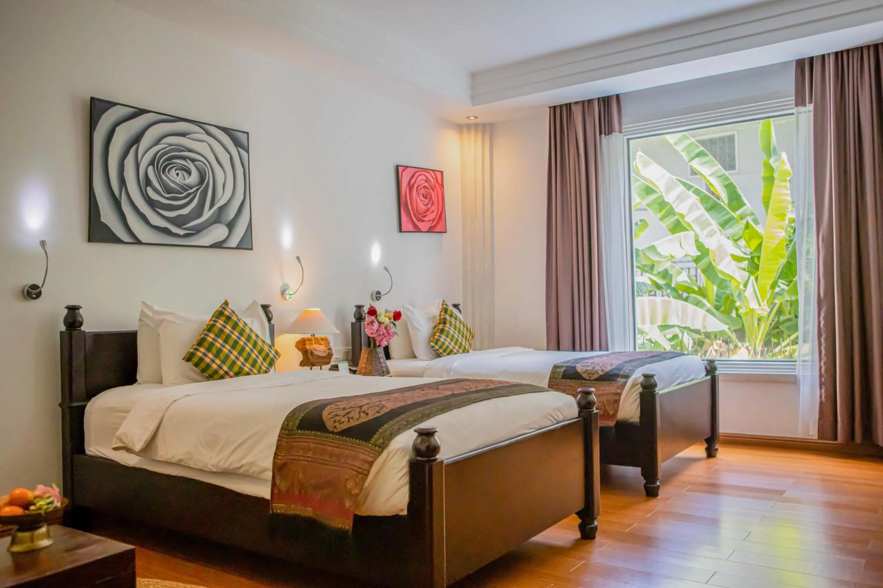 Bed in La Rose Suites