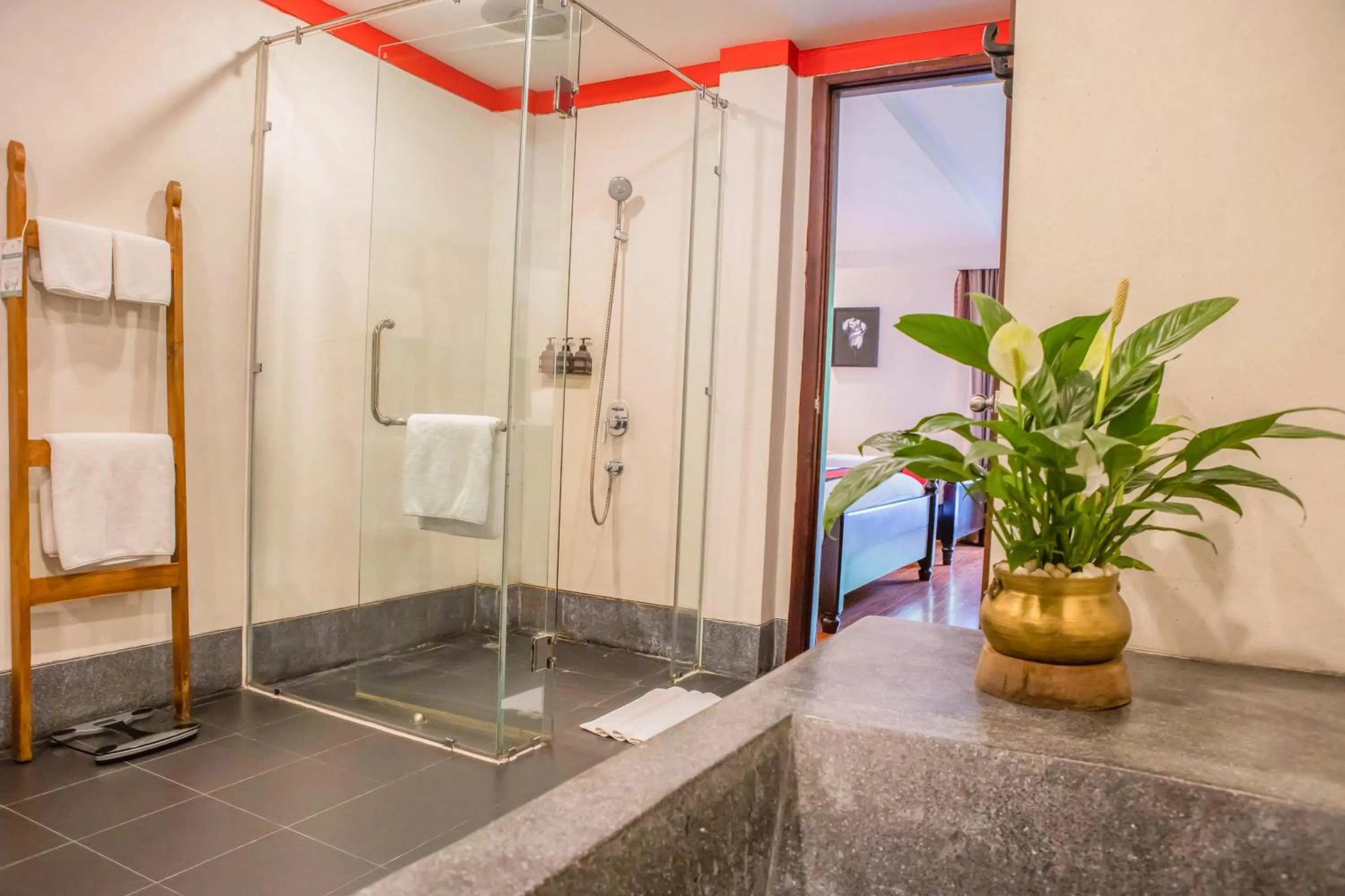 Shower in La Rose Suites