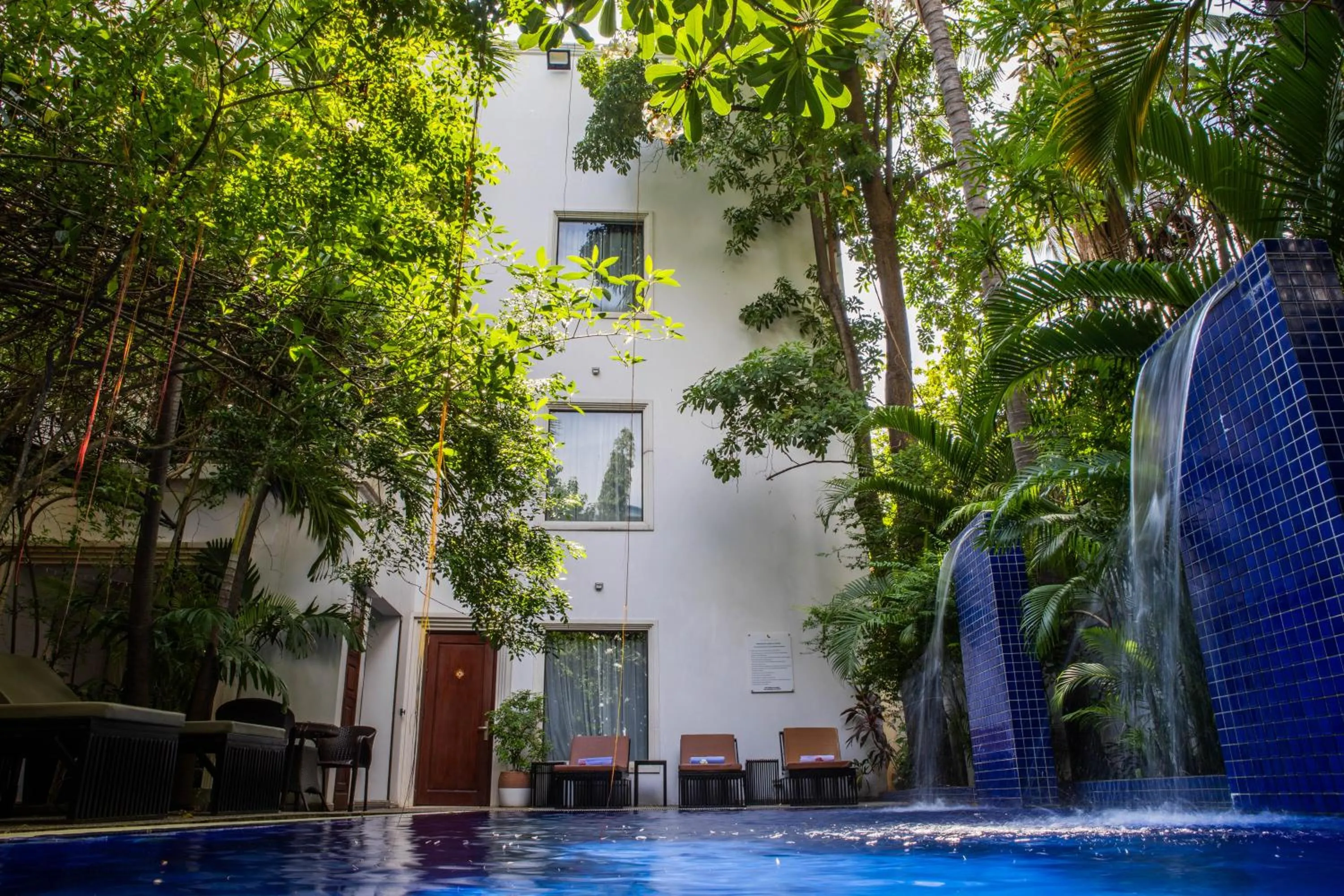 Swimming pool in La Rose Suites