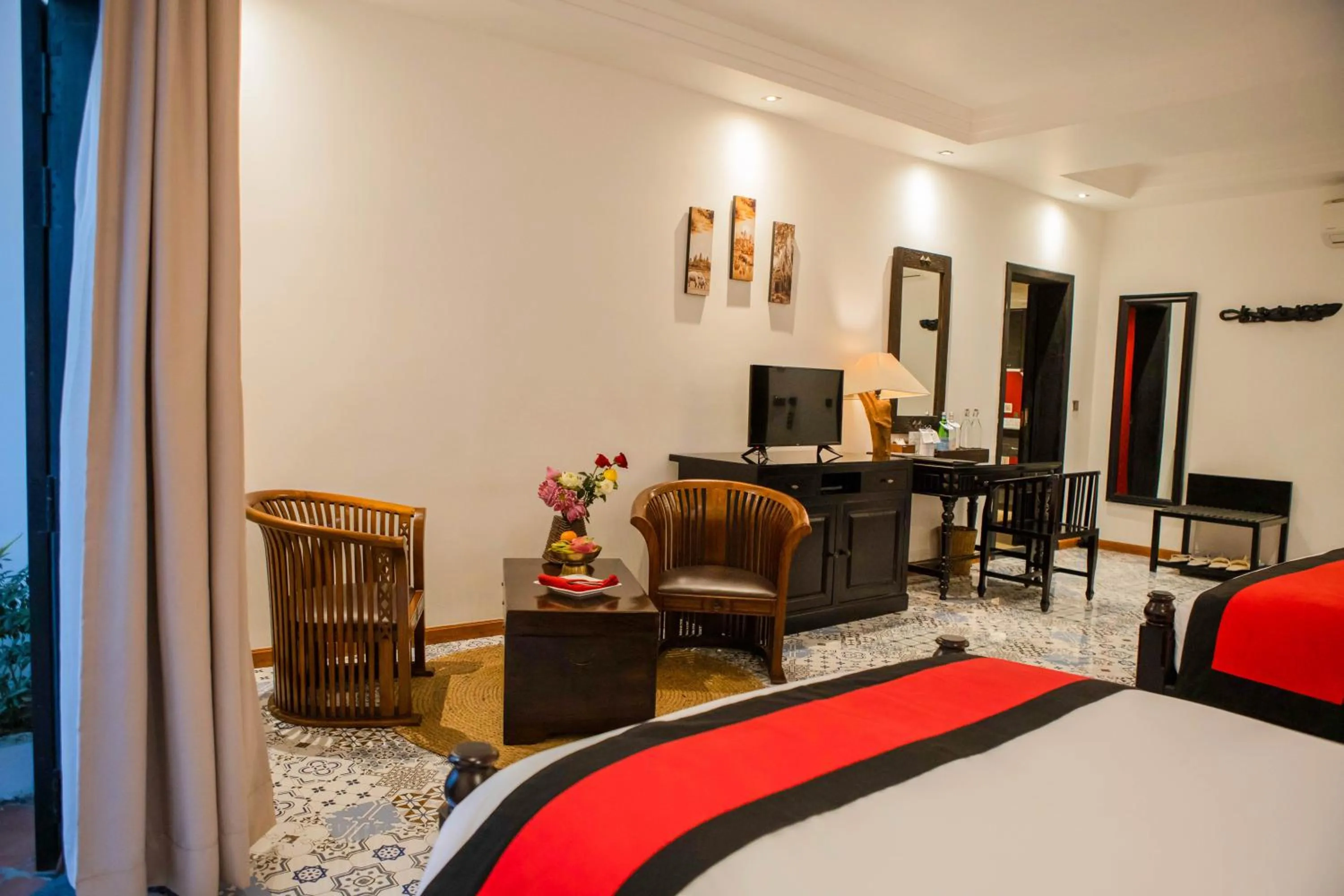 Bed in La Rose Suites