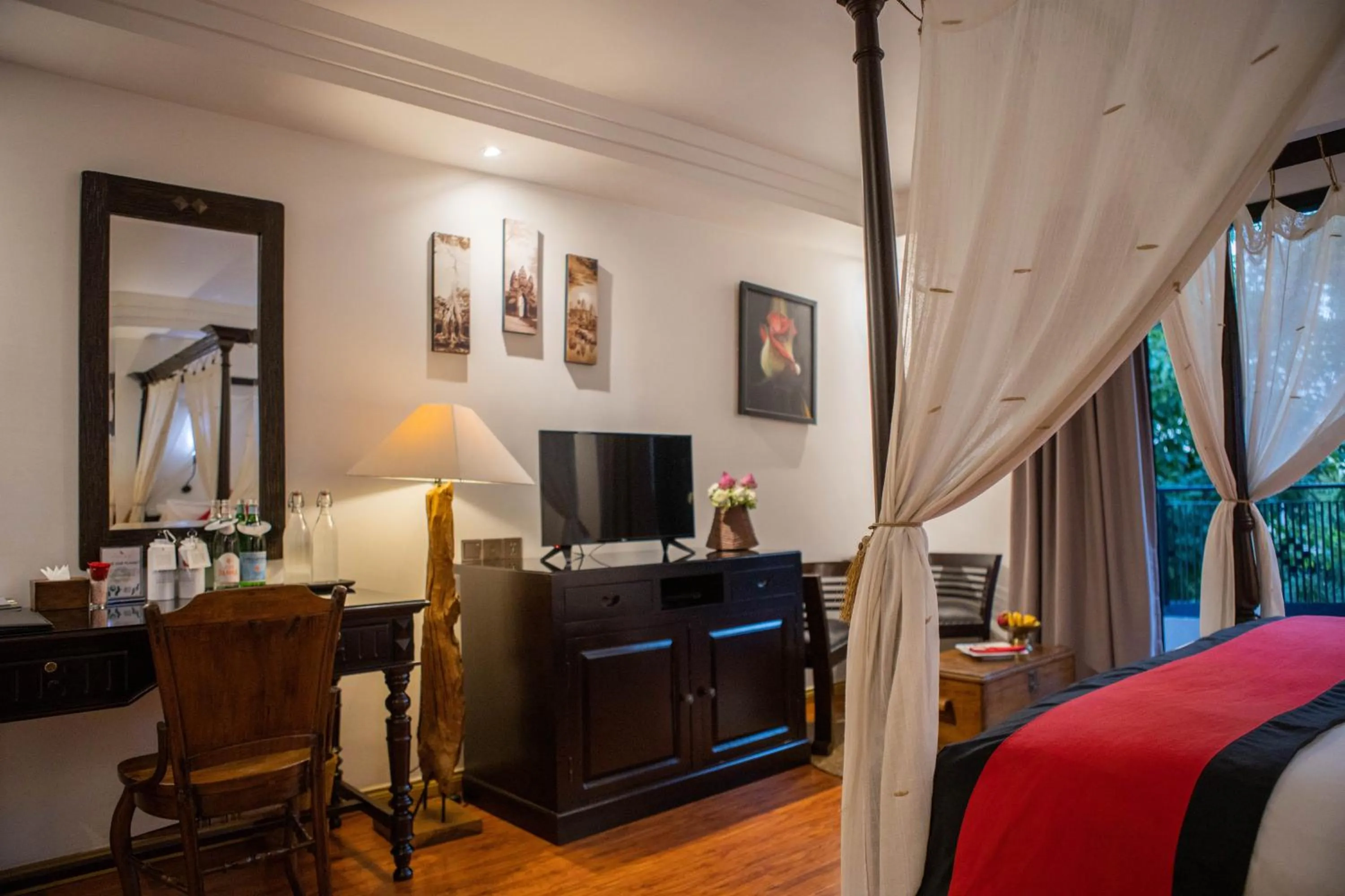 Bed in La Rose Suites