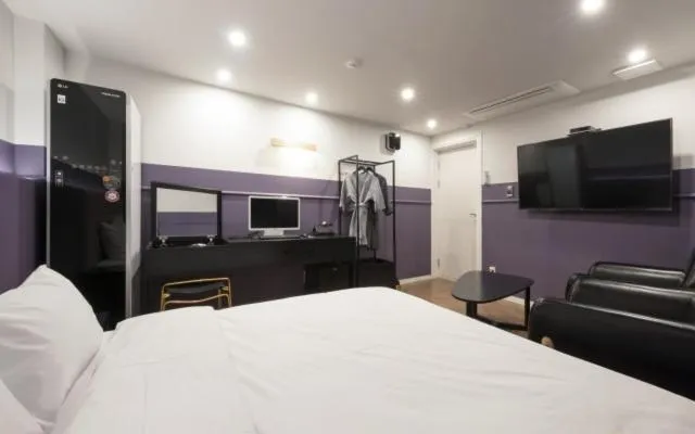 Bed in Hotel Yaja Gwangalli