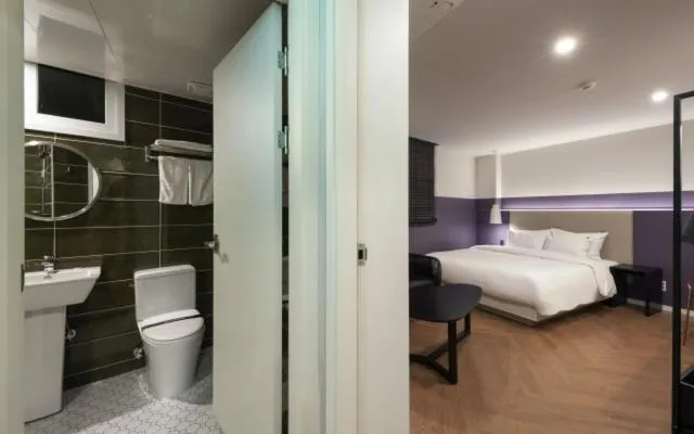 Bed in Hotel Yaja Gwangalli