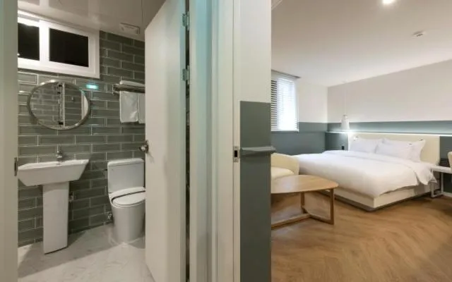 Bed in Hotel Yaja Gwangalli