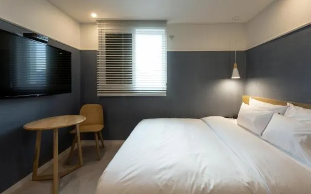 Bed in Hotel Yaja Gwangalli