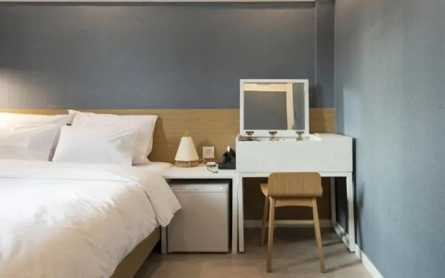 Bed in Hotel Yaja Gwangalli