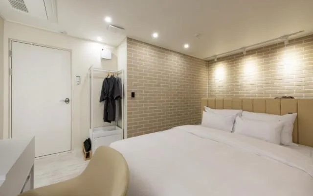 Bed in Hotel Yaja Gwangalli