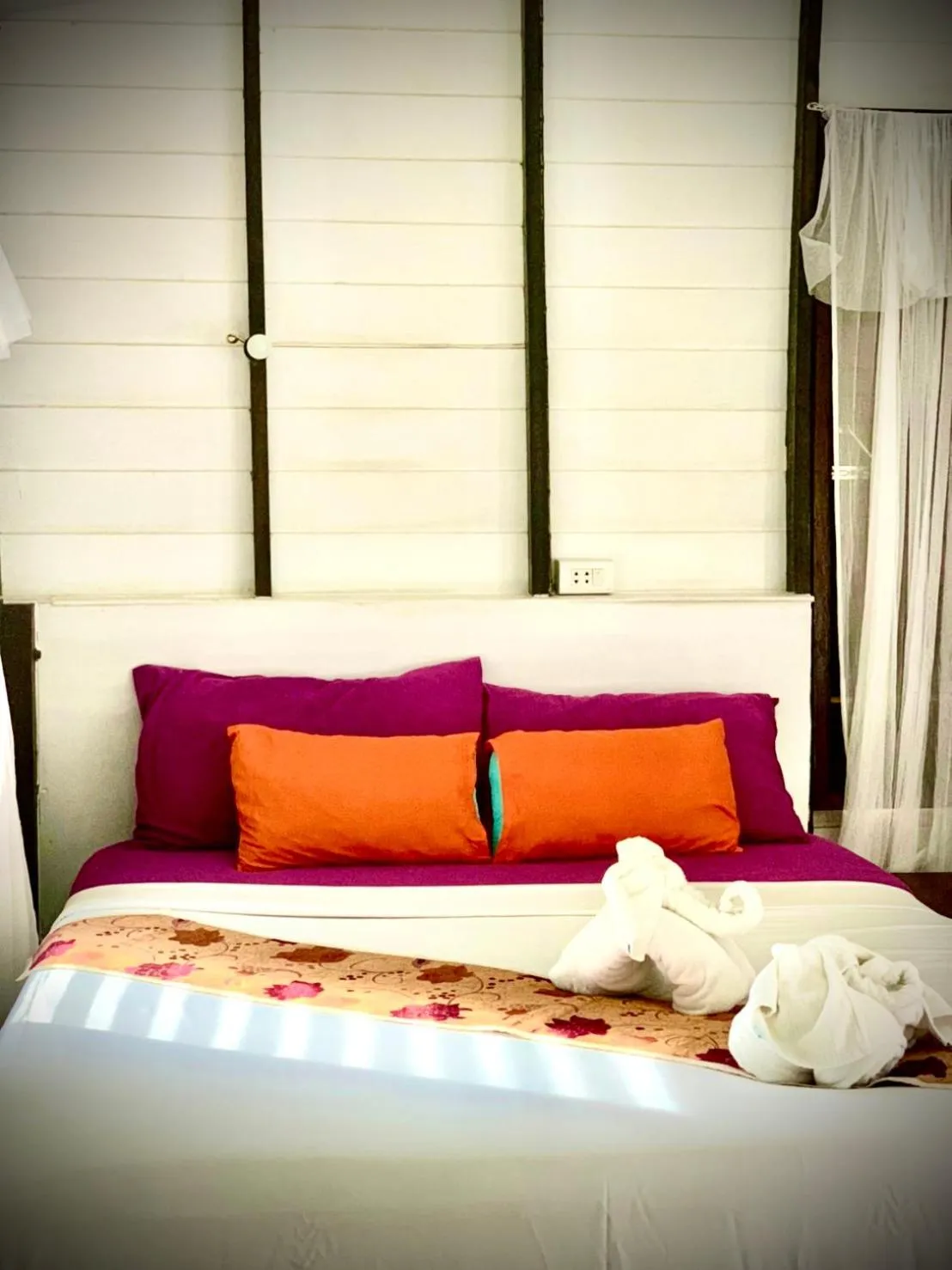 Bed in Leaf House Bungalows SHA PLUS approved