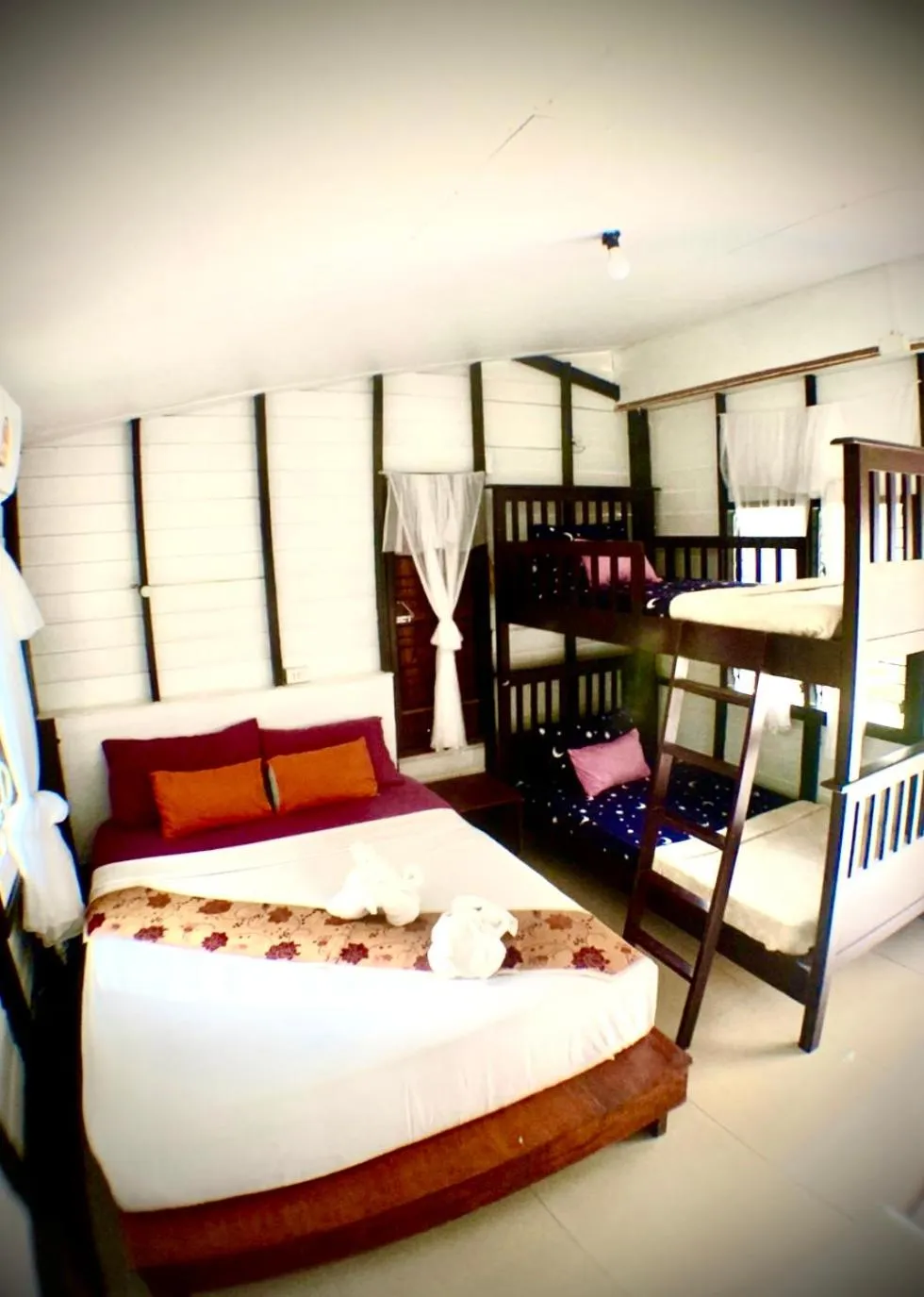 Photo of the whole room, Bed in Leaf House Bungalows SHA PLUS approved