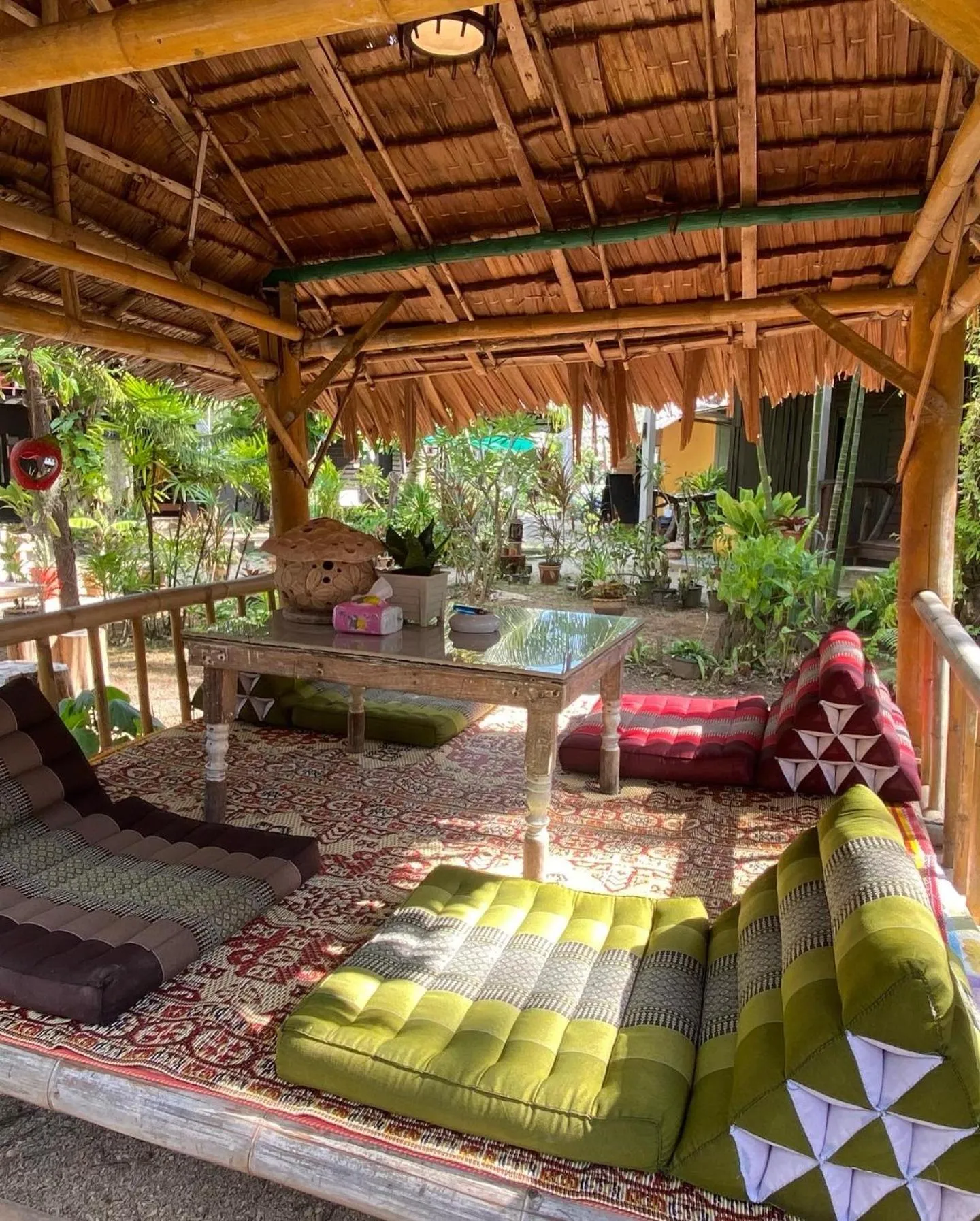 Seating area in Leaf House Bungalows SHA PLUS approved