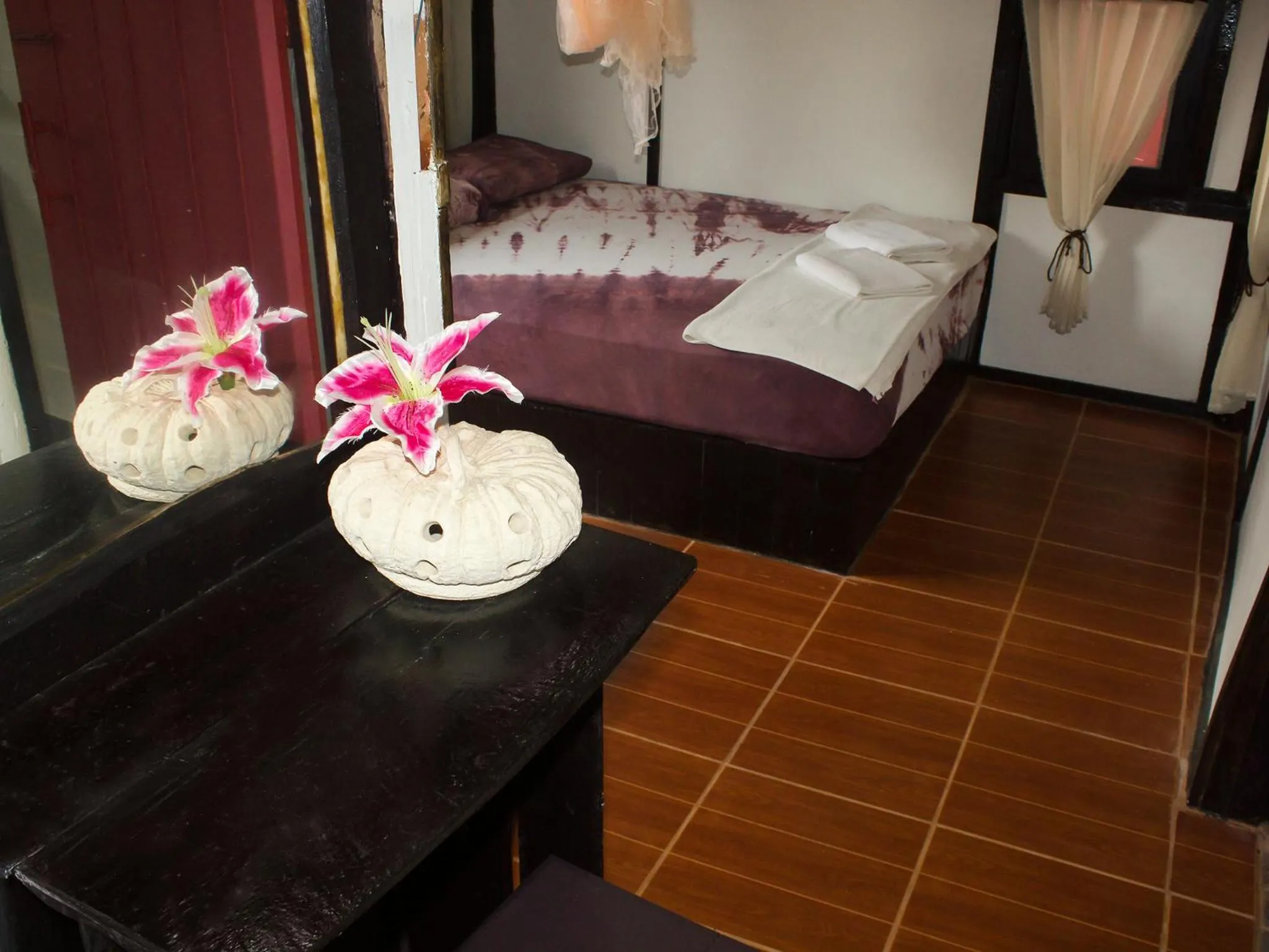 Bed in Leaf House Bungalows SHA PLUS approved