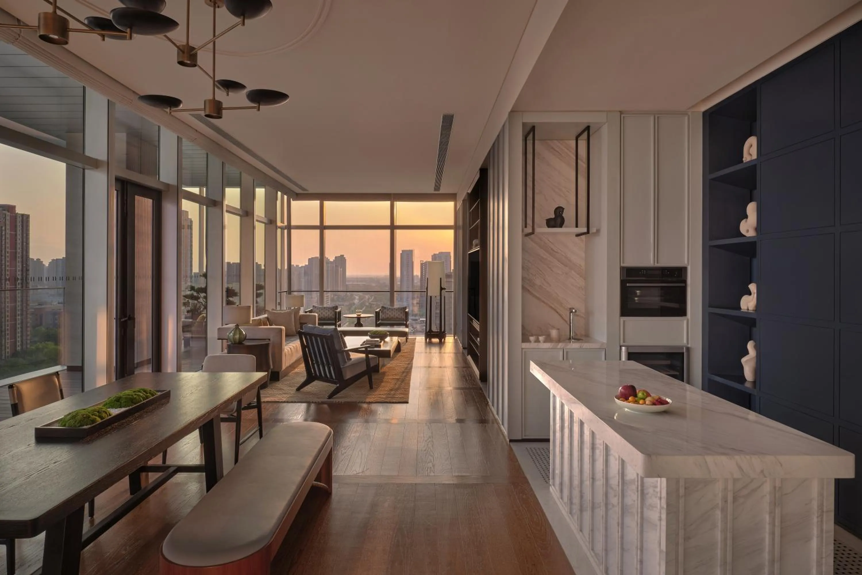 Dining area in Hyatt Centric Gaoxin Xi'An