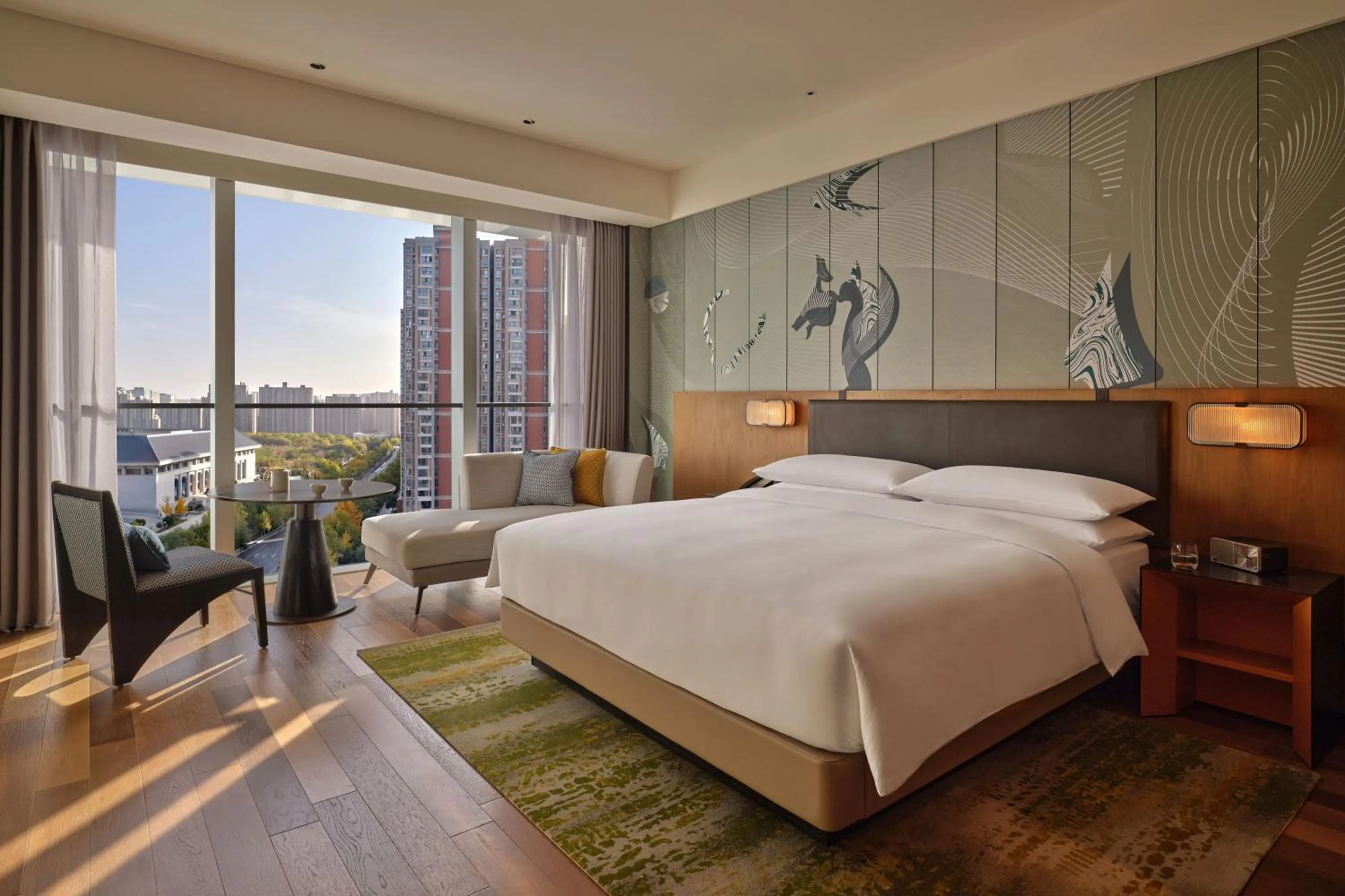 Photo of the whole room, Bed in Hyatt Centric Gaoxin Xi'An