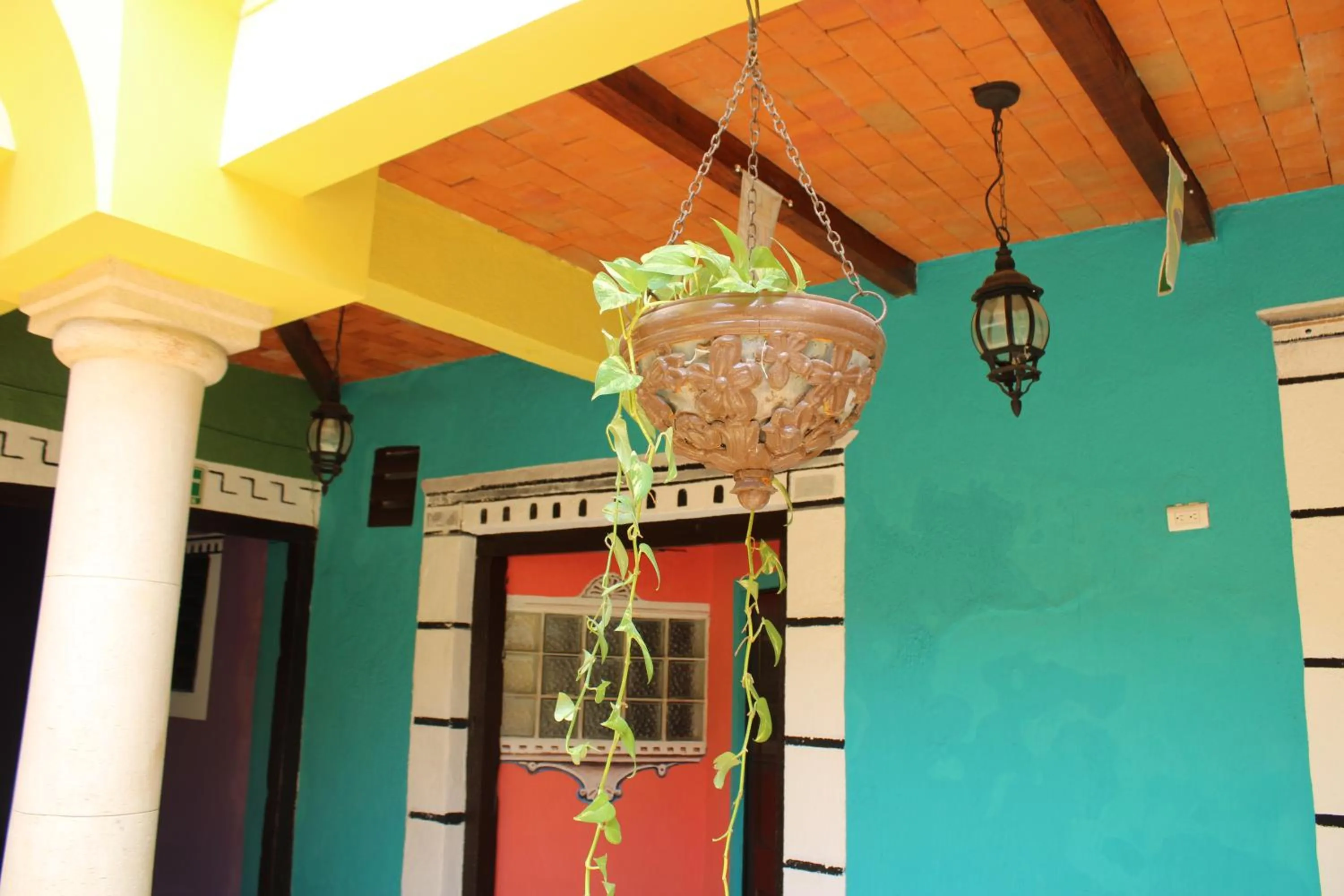 Patio in Hotel Guaranducha Inn