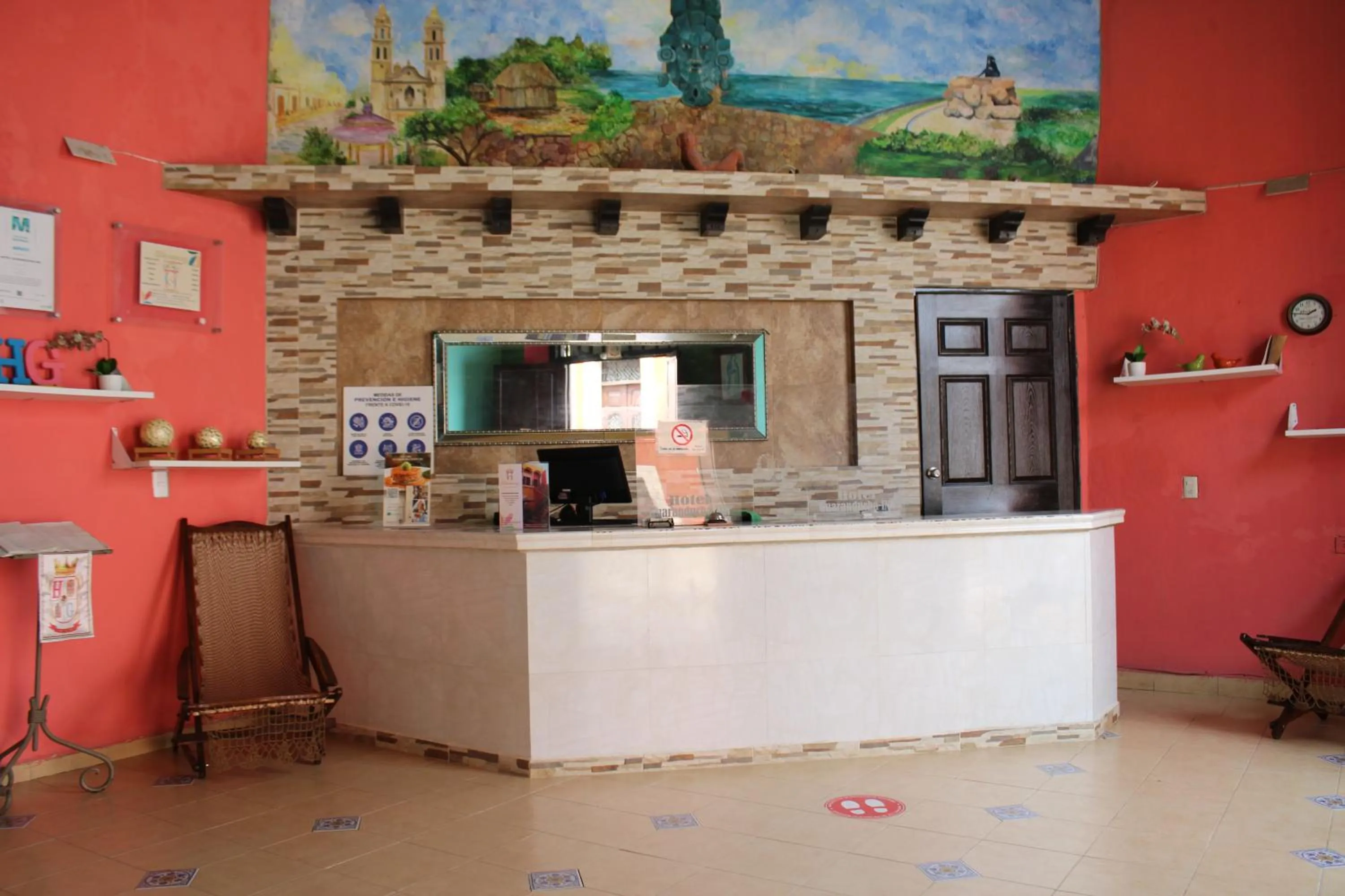 Lobby or reception in Hotel Guaranducha Inn