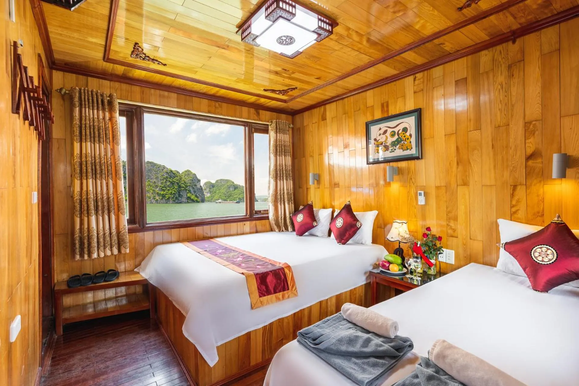 Neighbourhood, Bed in Catba Papillon Garden Bungalows & Resort