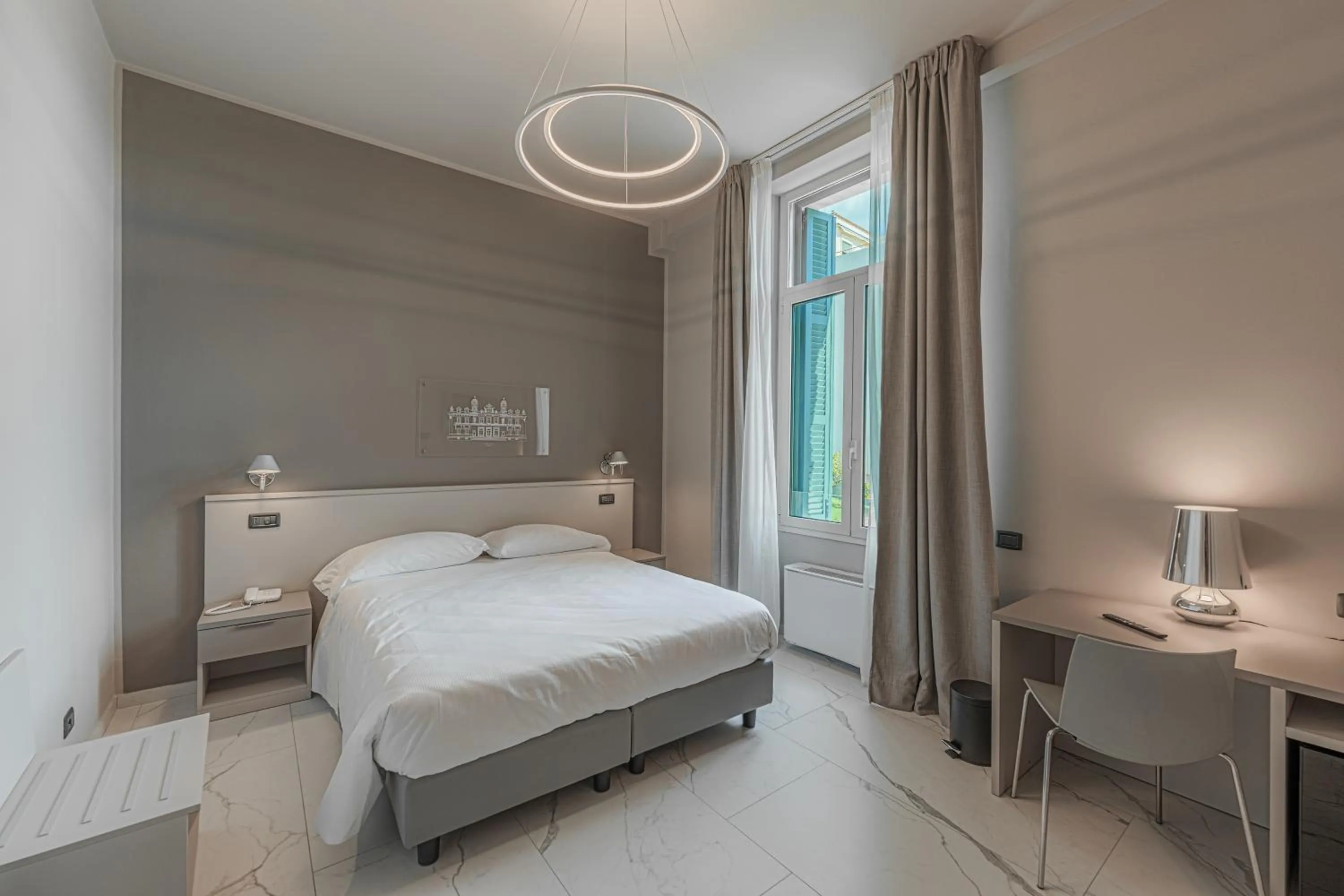 Bed in Hotel Villa Levi