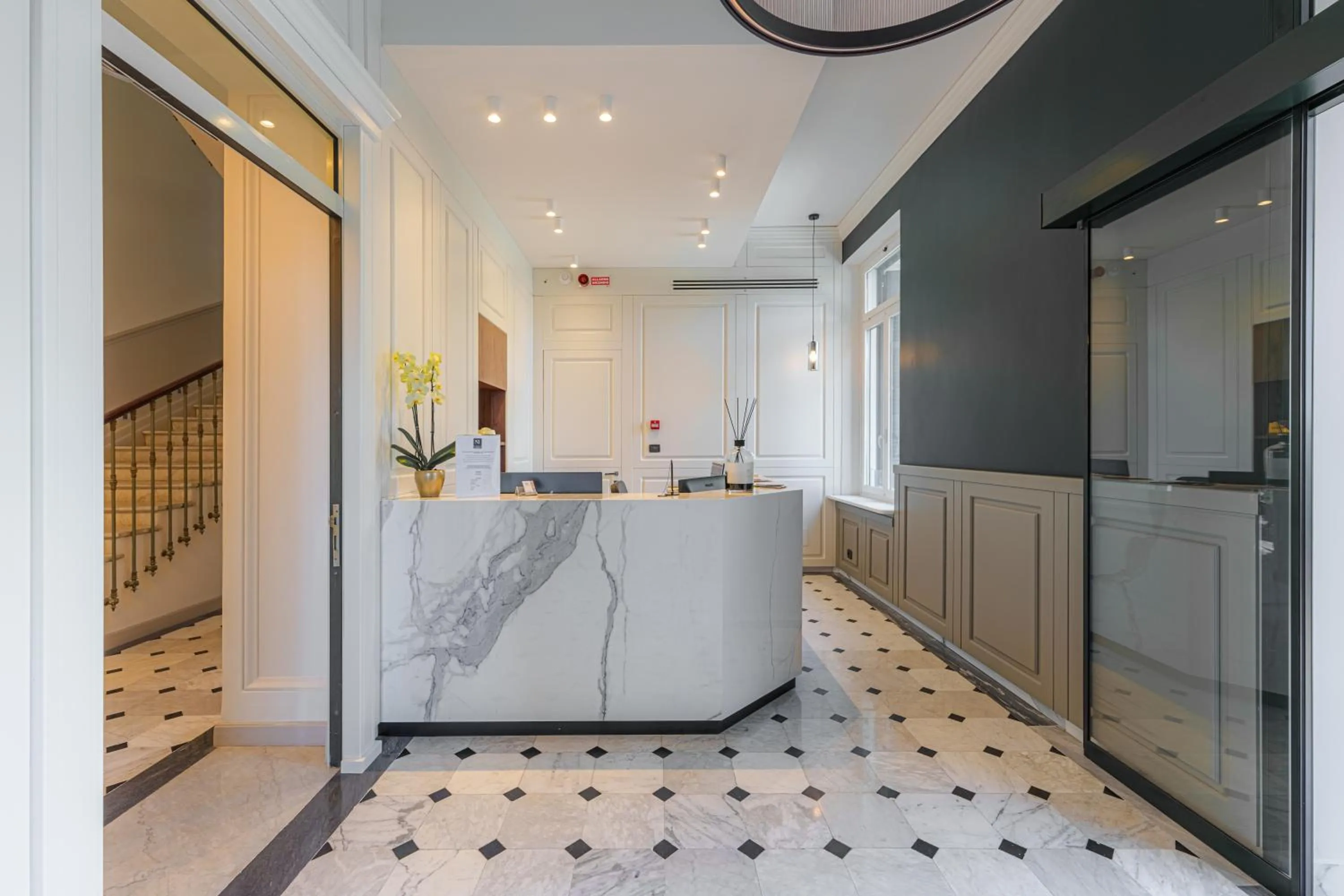 Lobby or reception in Hotel Villa Levi