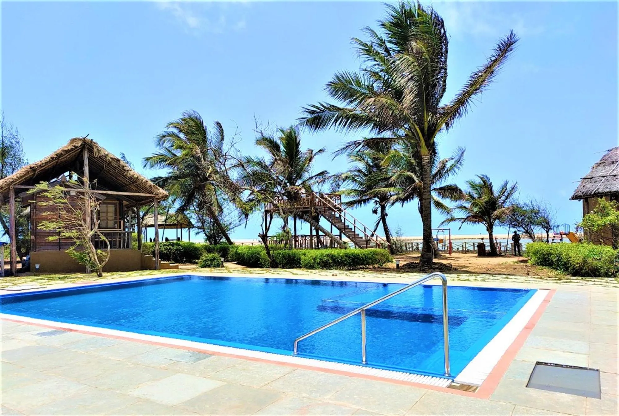 Swimming pool in Lotus an Eco Resort Konark