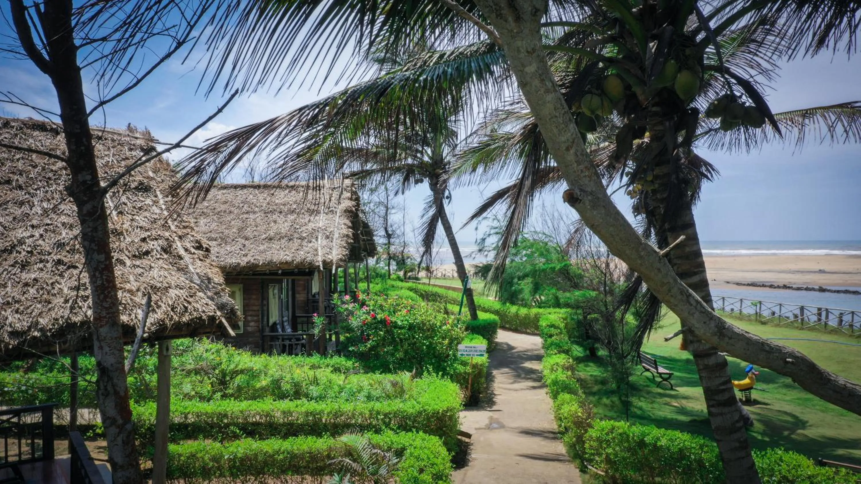 View (from property/room) in Lotus an Eco Resort Konark