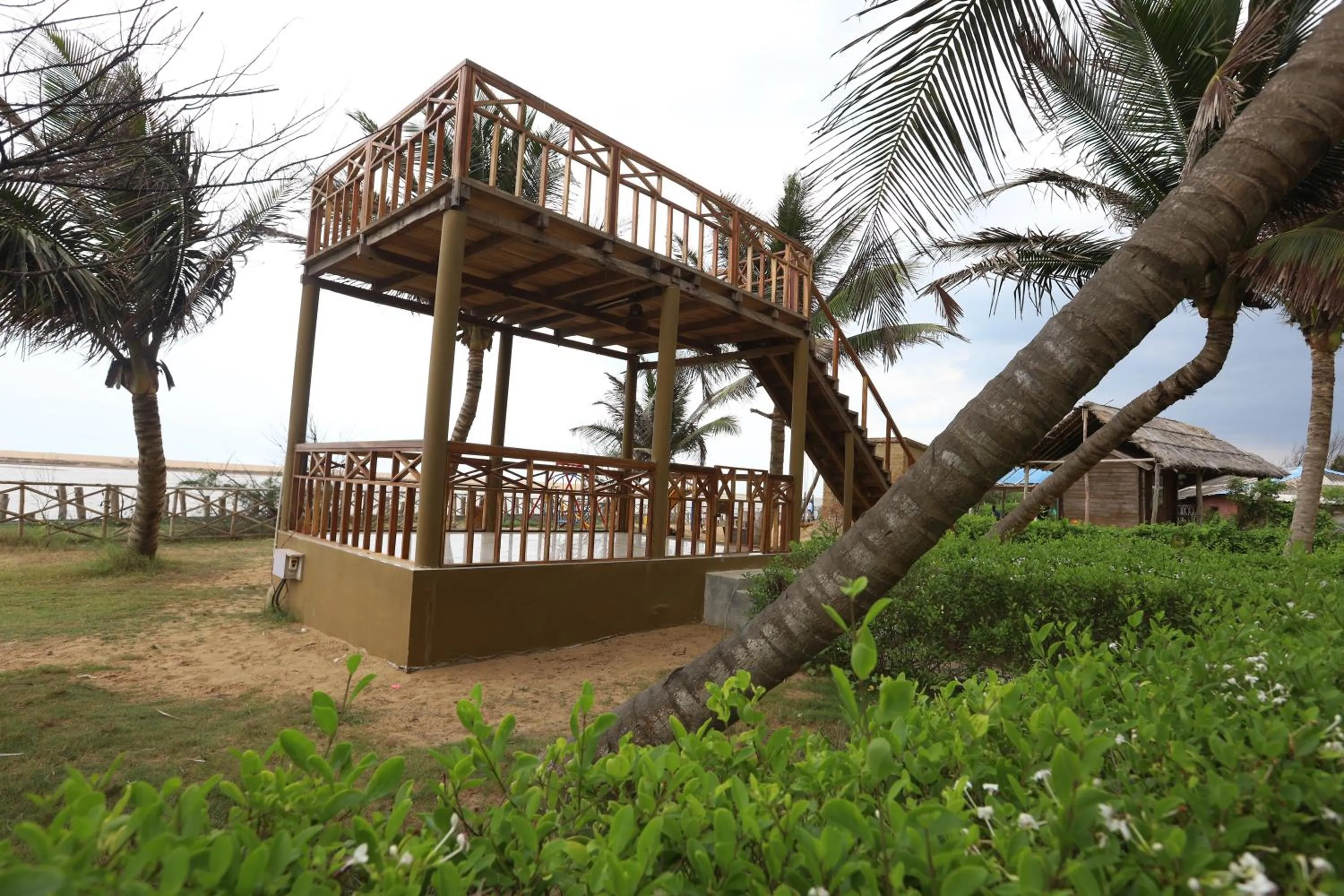 Patio in Lotus an Eco Resort Konark