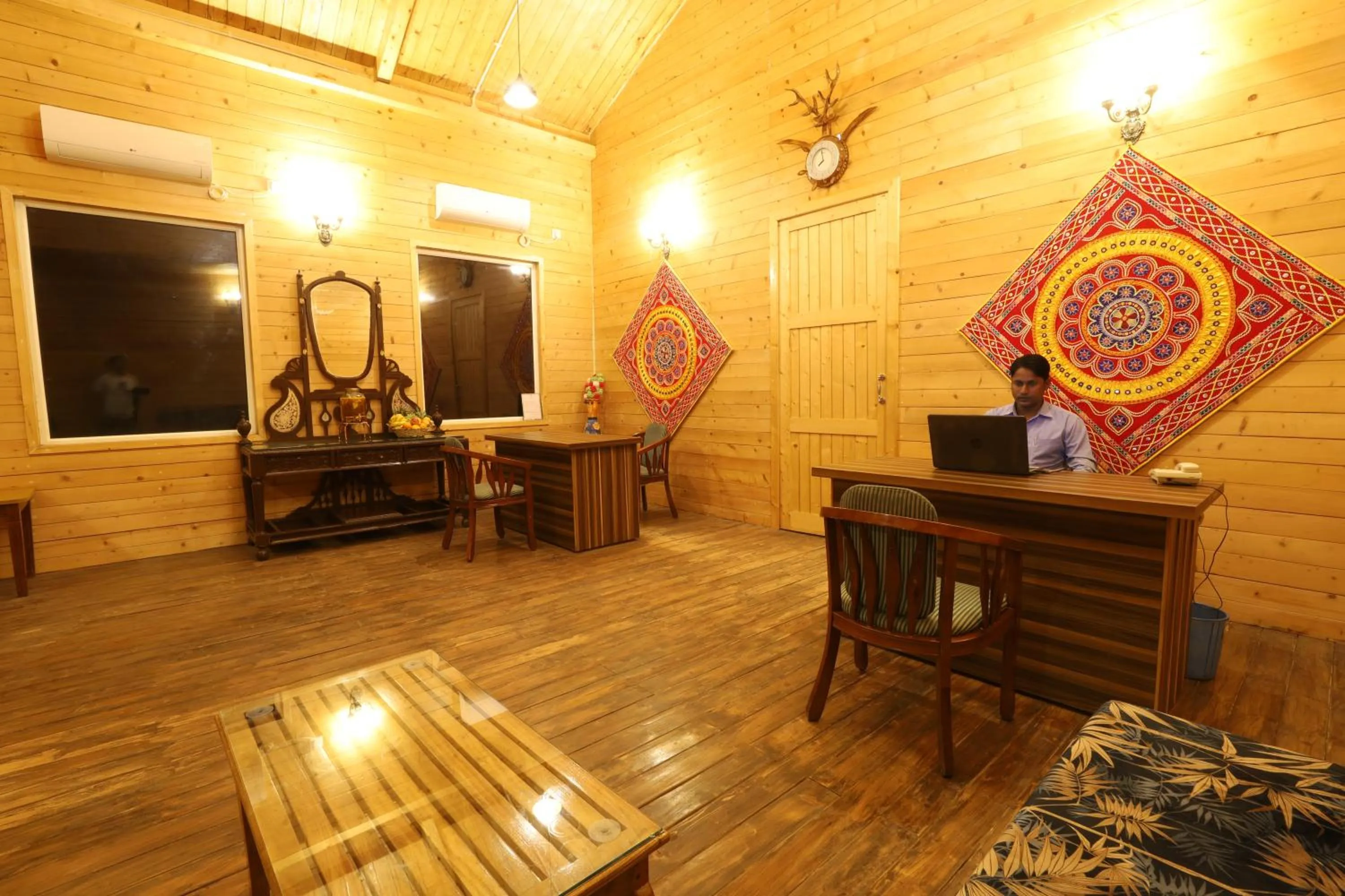 Lobby or reception in Lotus an Eco Resort Konark