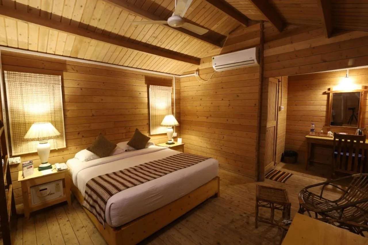 Bed in Lotus an Eco Resort Konark