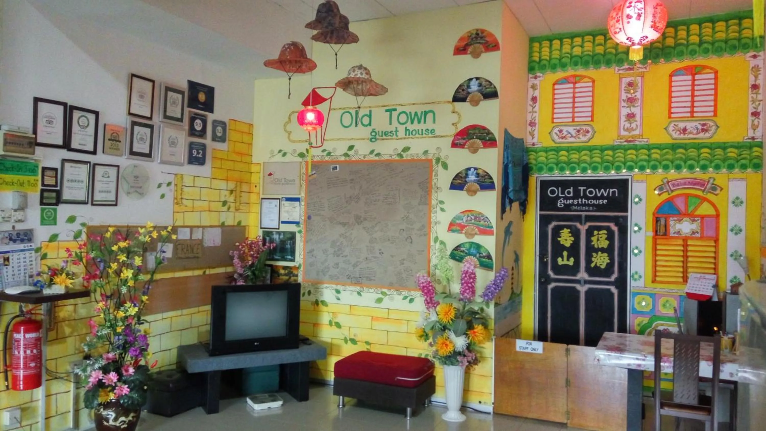 Lobby or reception in Old Town Guest House