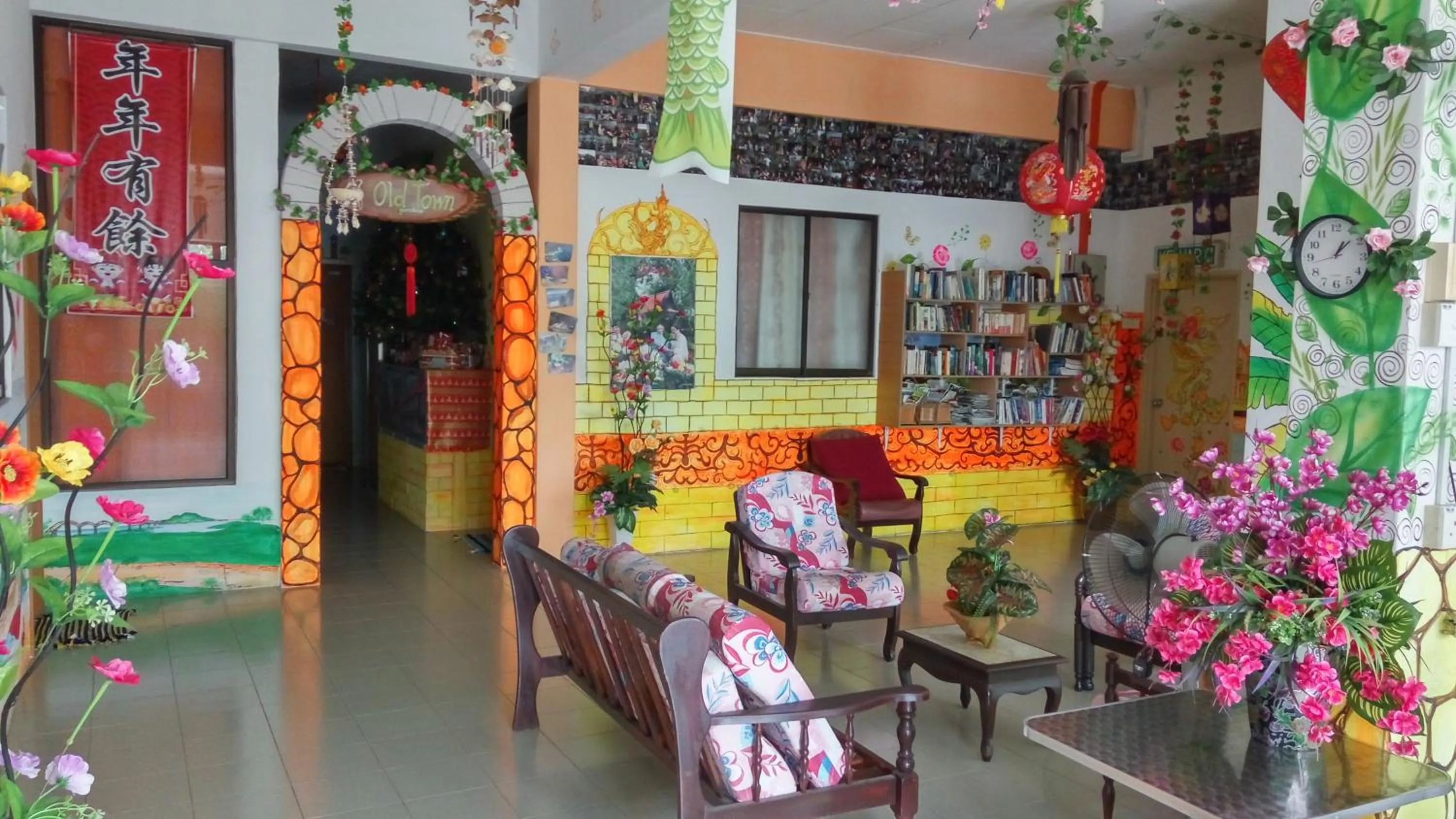 Lobby or reception in Old Town Guest House