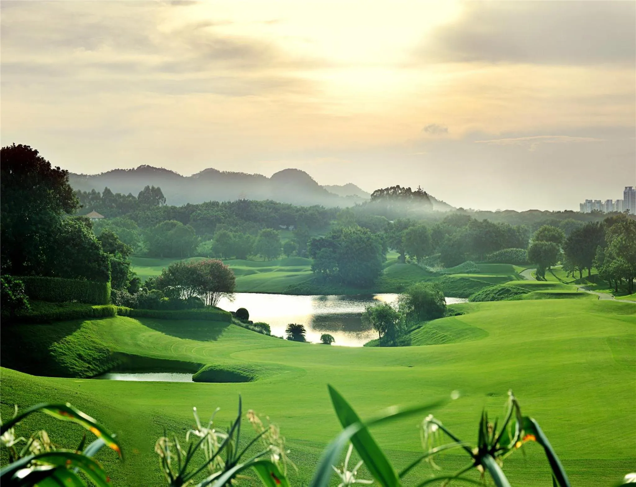 Natural landscape in Hillview Golf Resort Dongguan