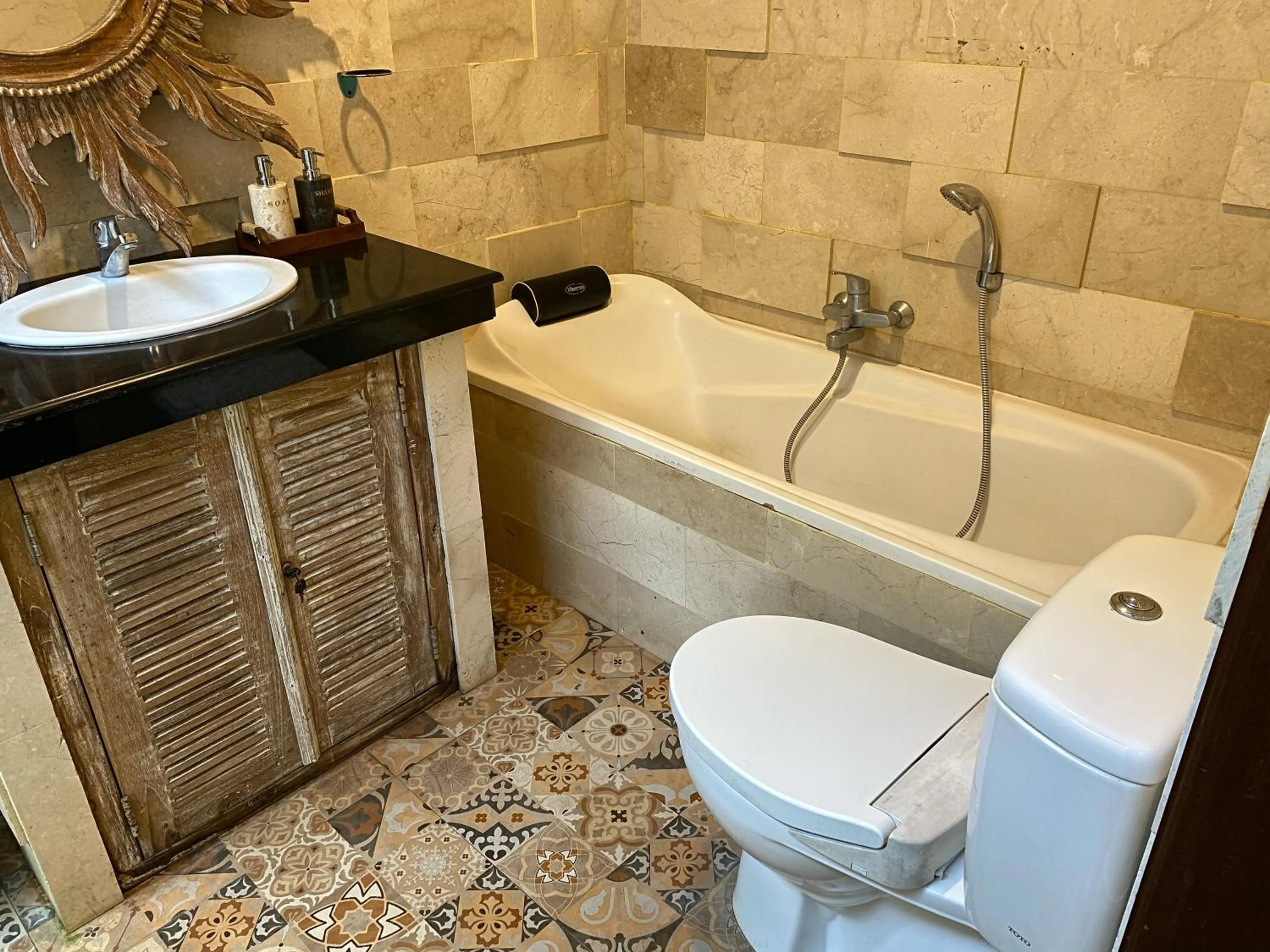 Bathroom in Uma Linggah Resort by Puri Signatures