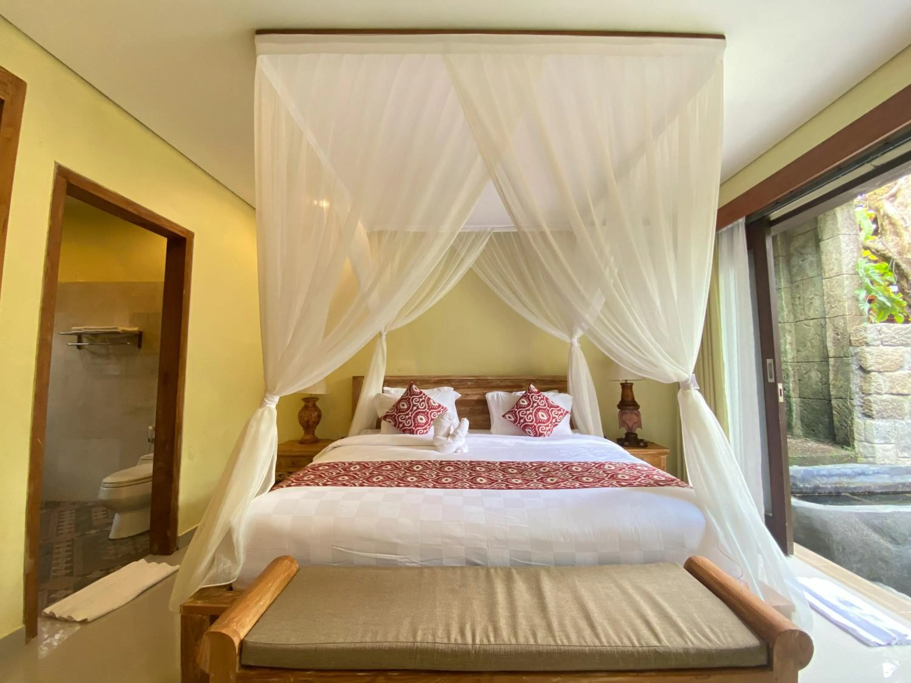 Bed in Uma Linggah Resort by Puri Signatures