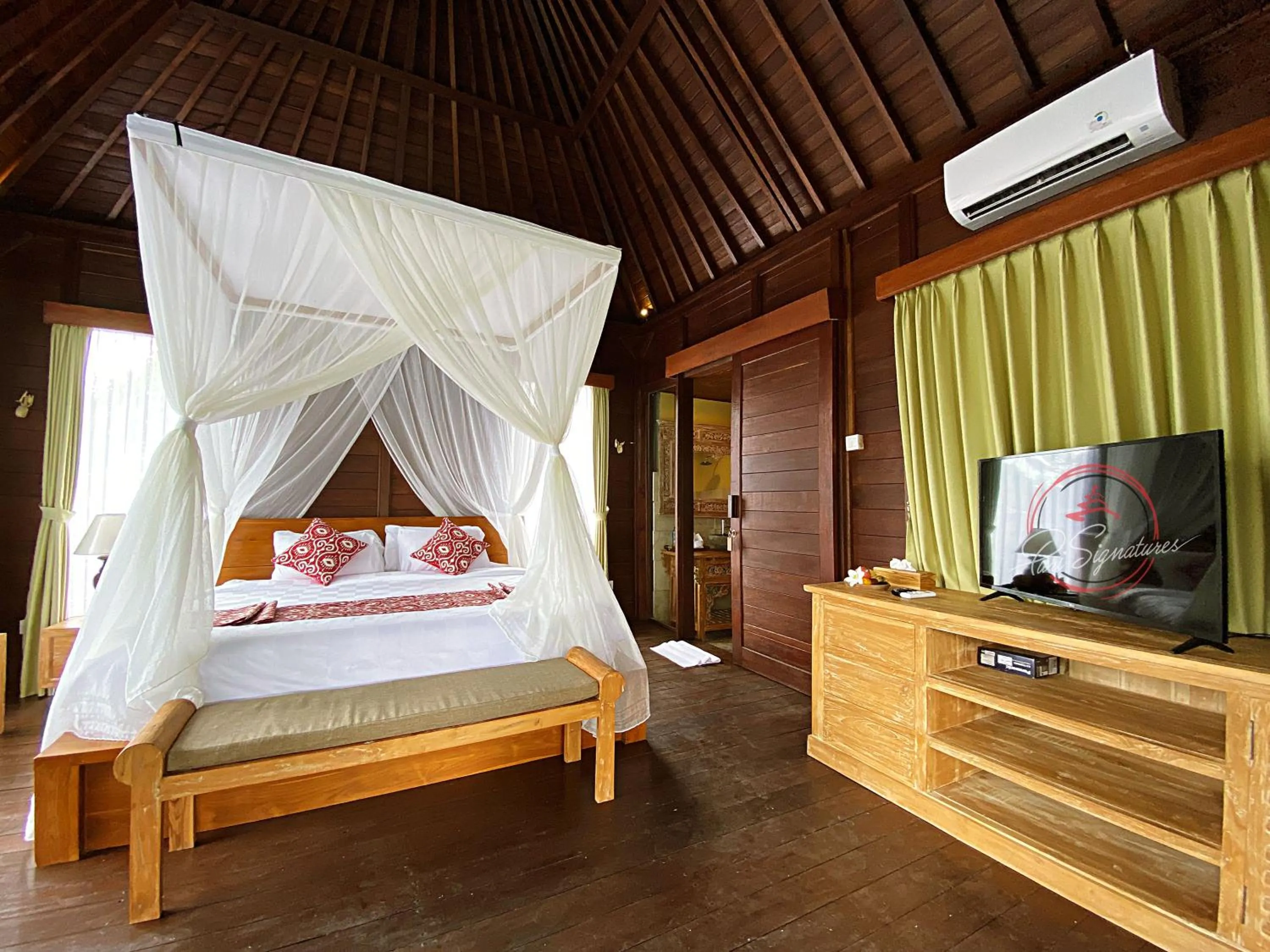 Bed in Uma Linggah Resort by Puri Signatures