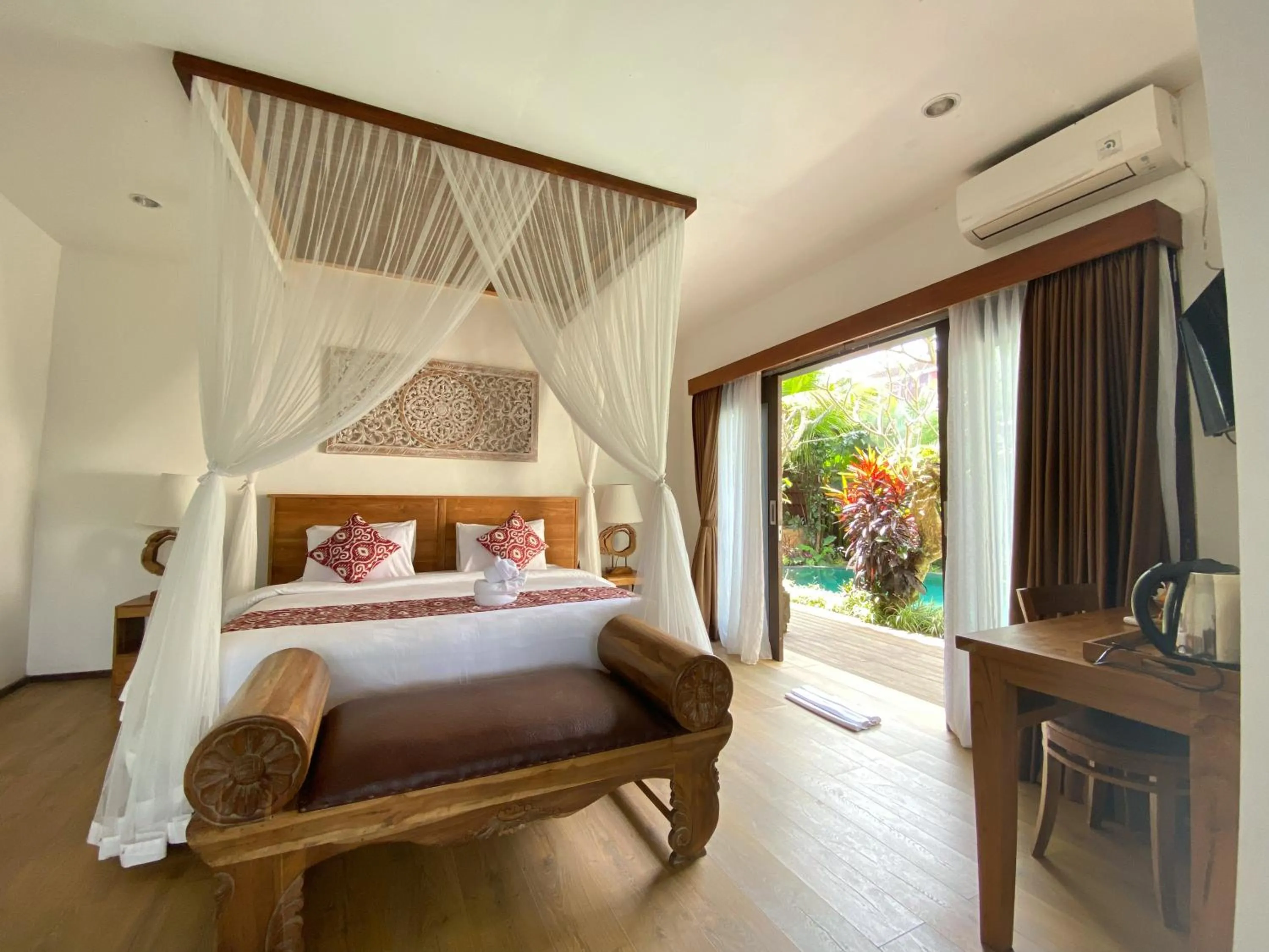 Bed in Uma Linggah Resort by Puri Signatures