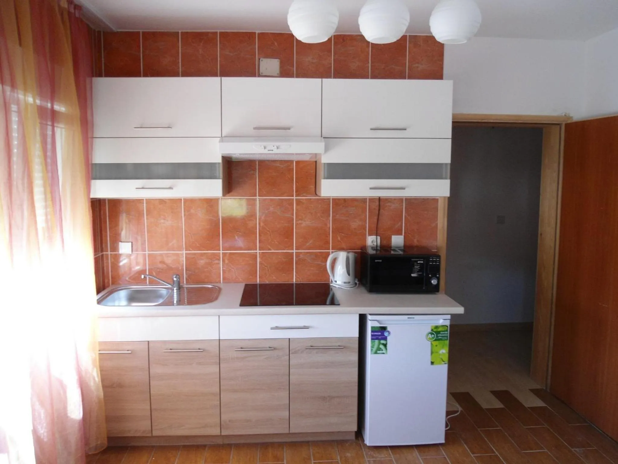 Kitchen or kitchenette in Lazar Apartments