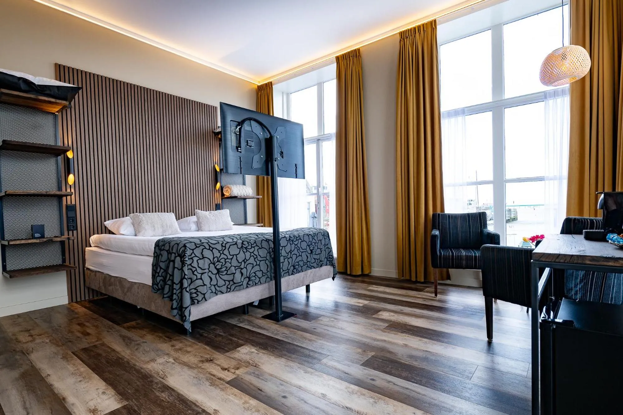 Bed in Hotel Zeezicht