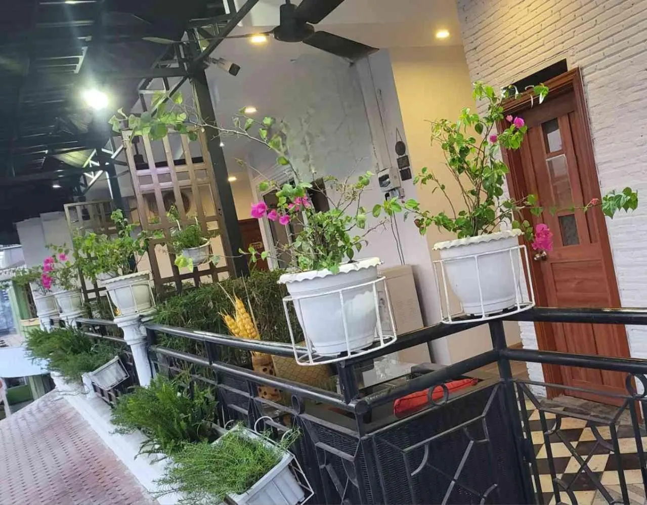 Garden in Sun Chakra Boutique Hotel - 50m to Museum & Royal Palace & Walking street