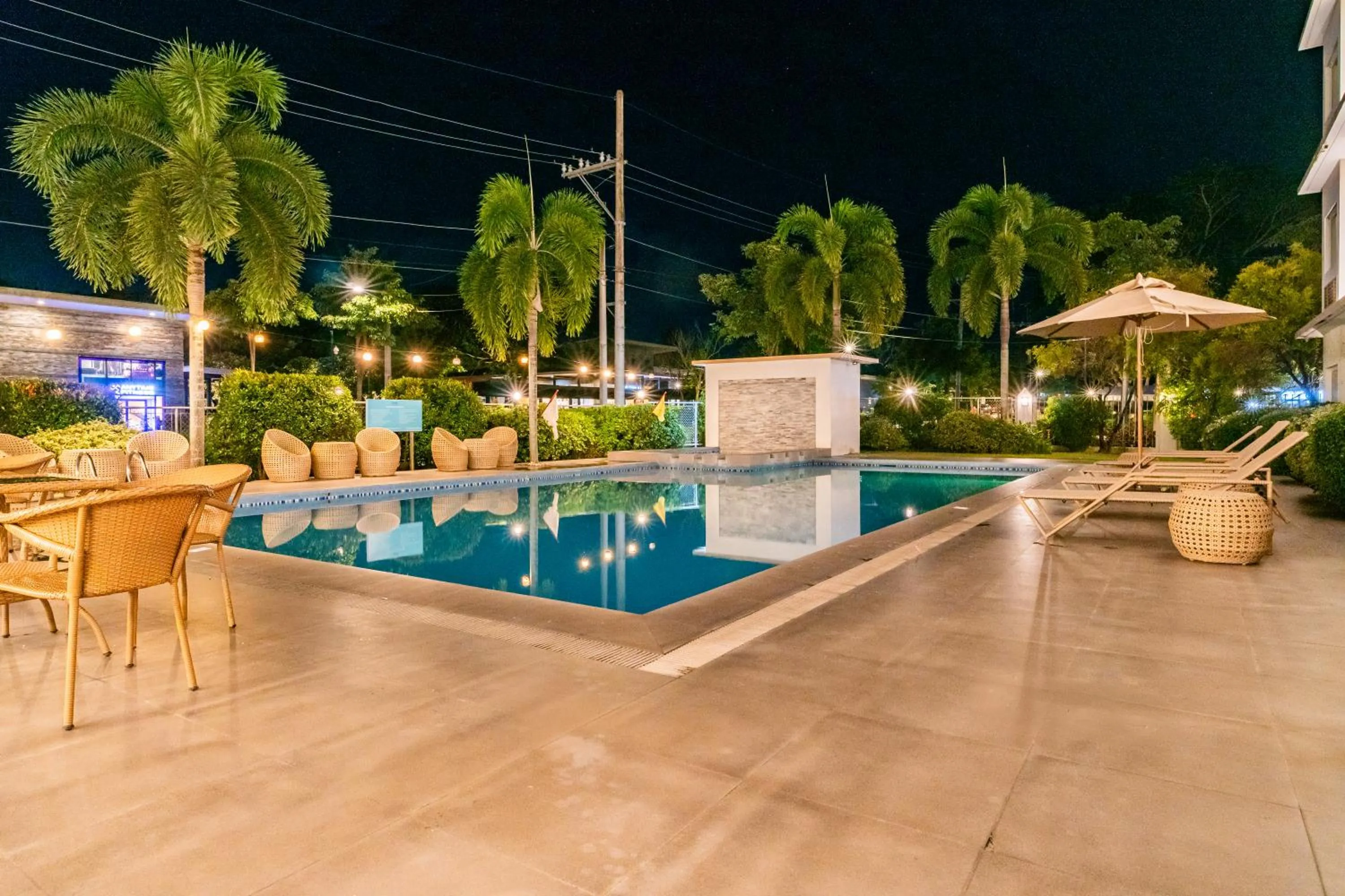 Pool view in Microtel by Wyndham South Forbes near Nuvali