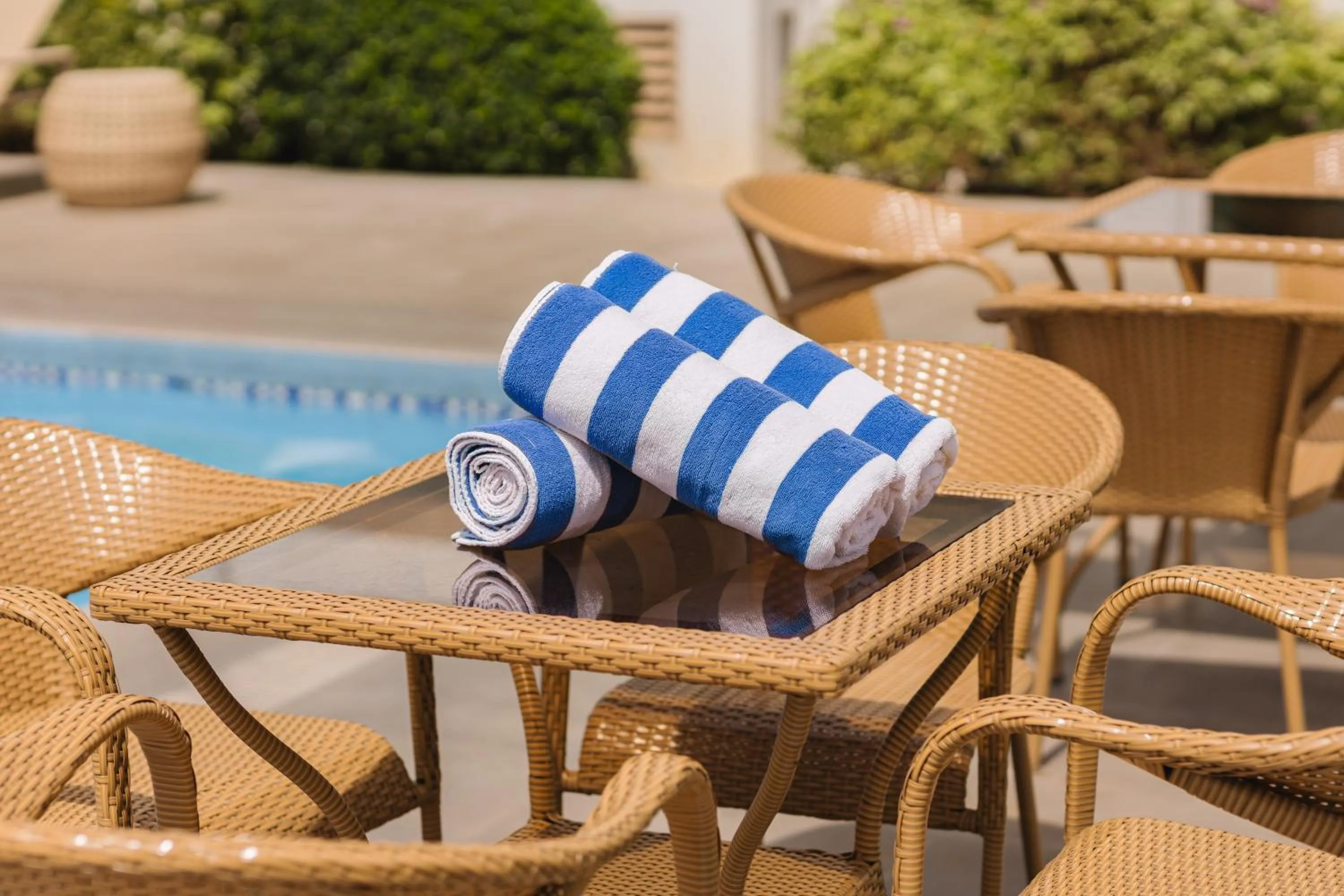 Swimming pool in Microtel by Wyndham South Forbes near Nuvali