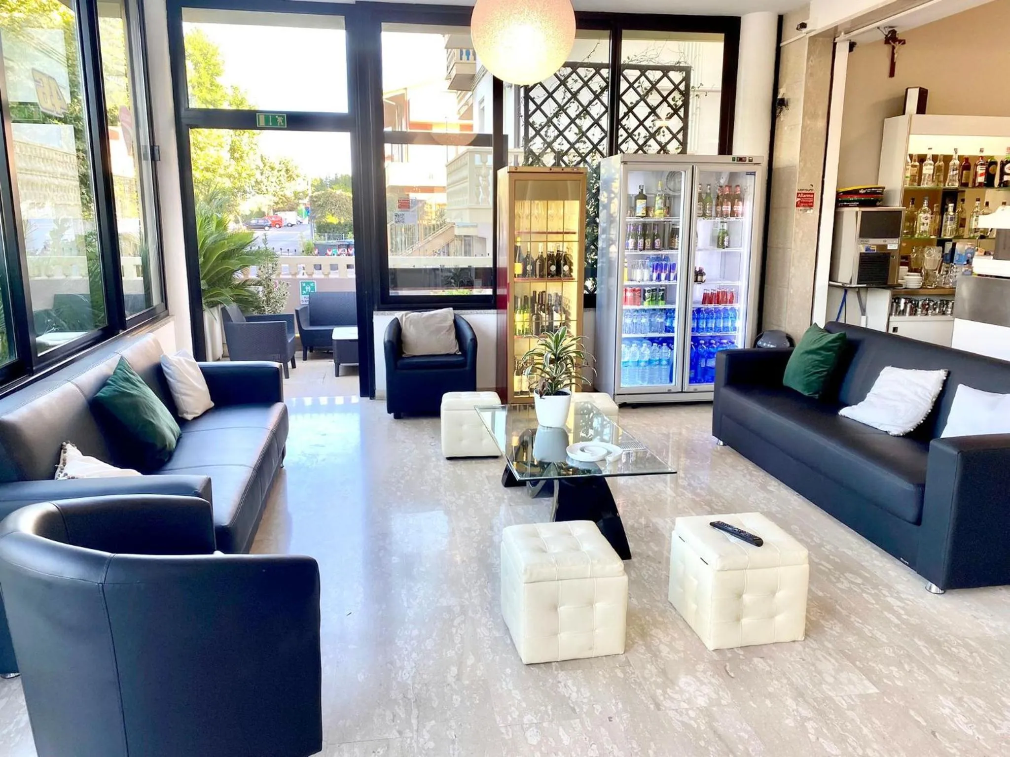 Seating area in Hotel Maioli B&B