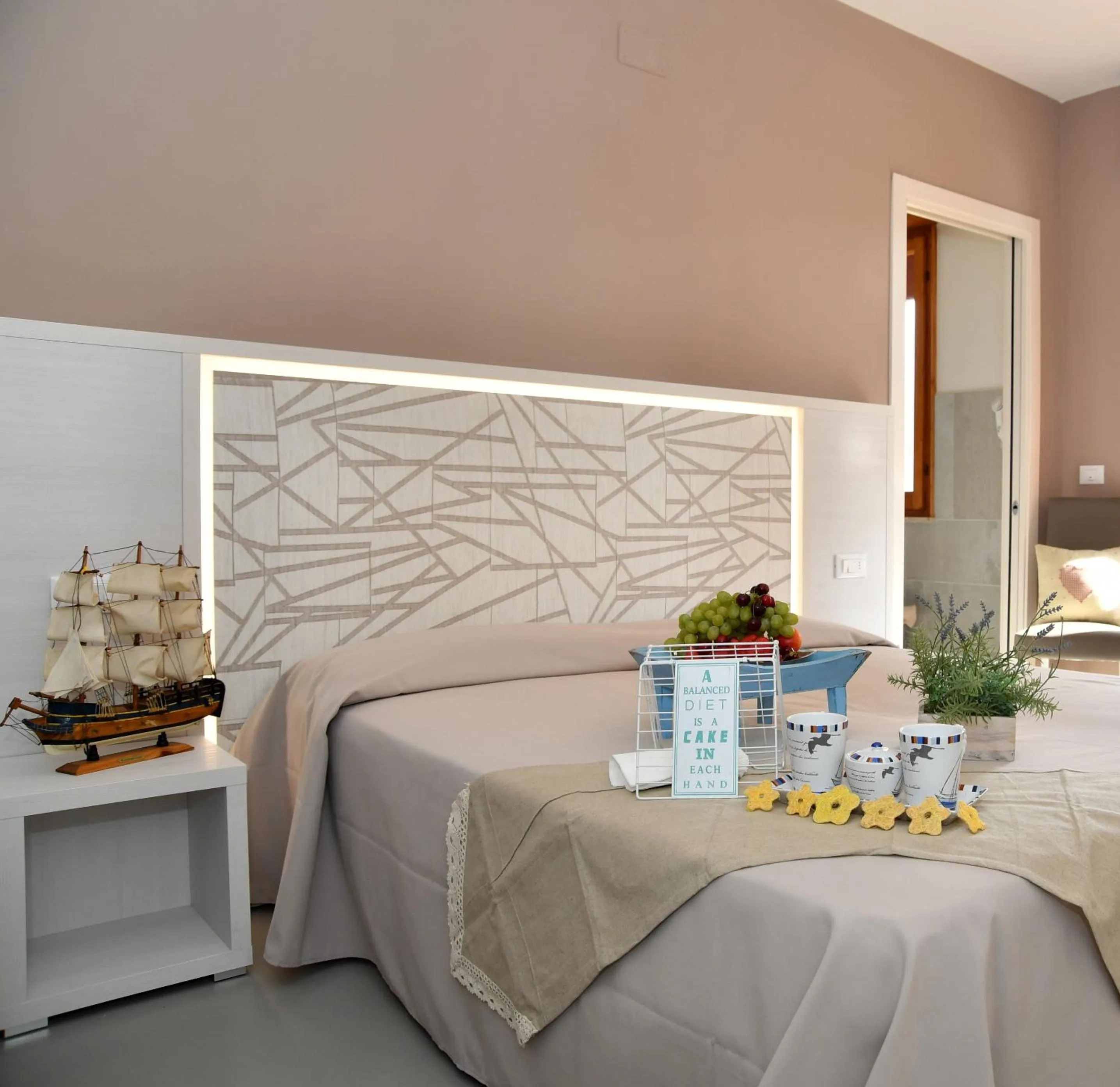 Photo of the whole room, Bed in Hotel Maioli B&B