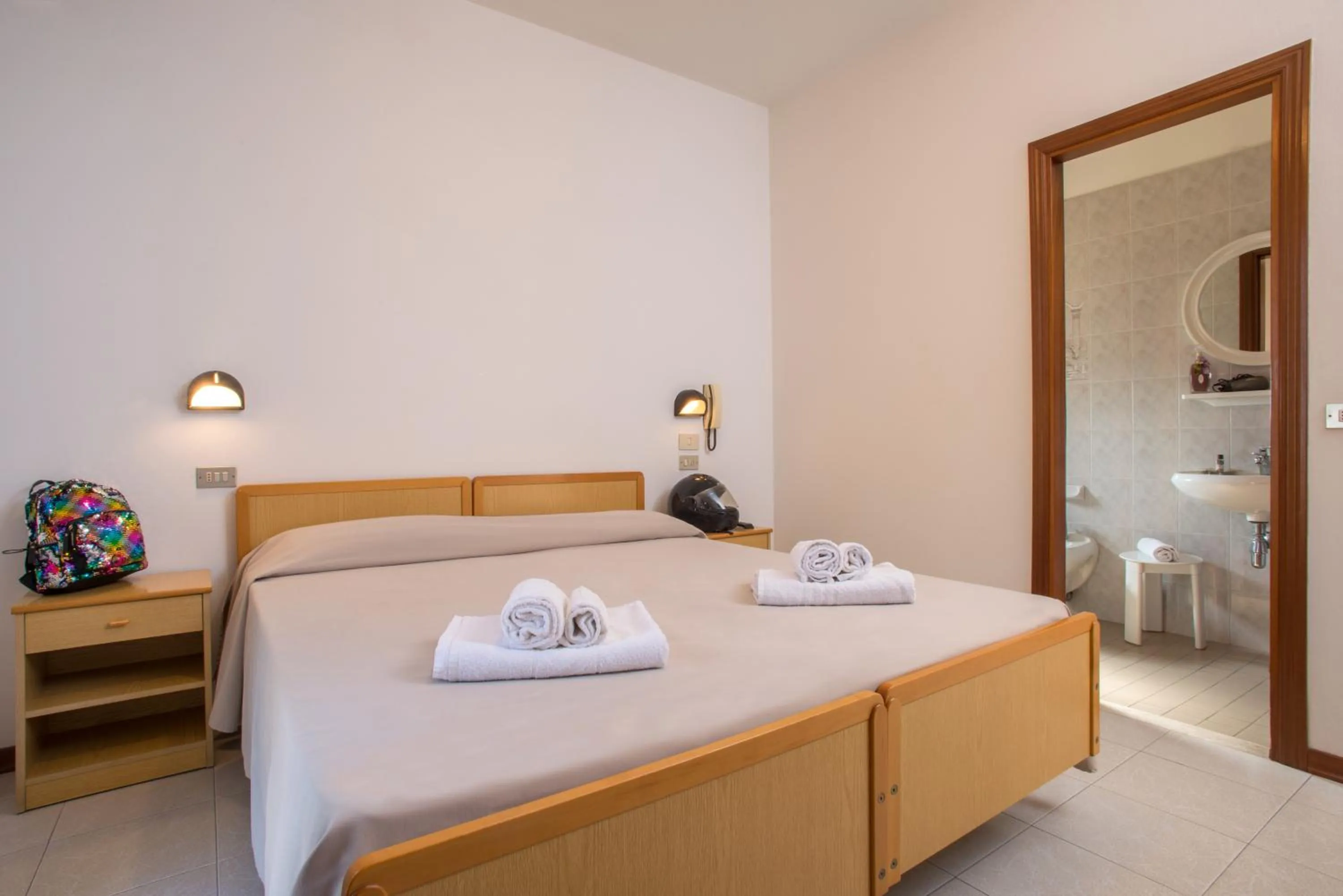 Photo of the whole room, Bed in Hotel Maioli B&B