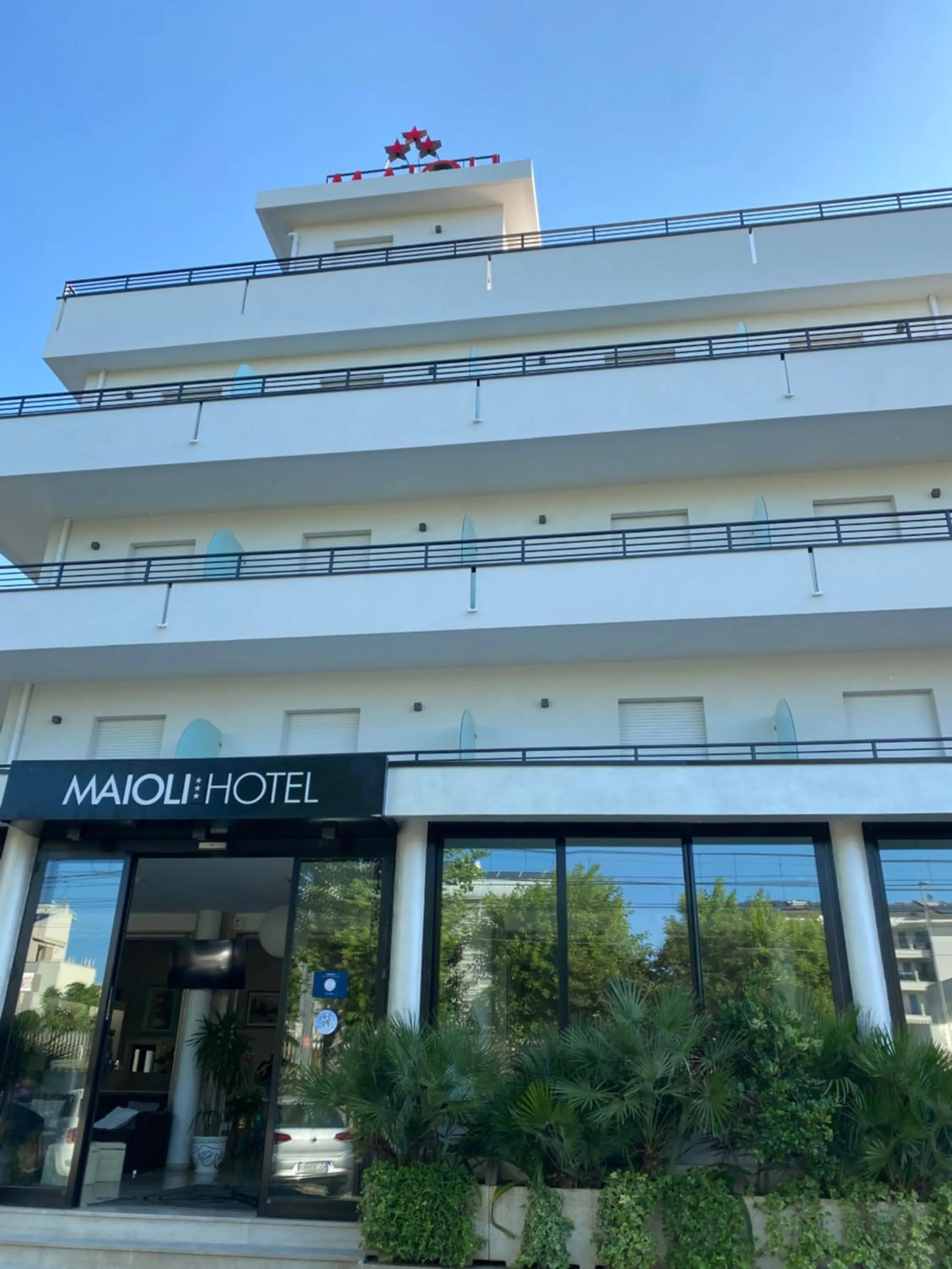 Property building in Hotel Maioli B&B