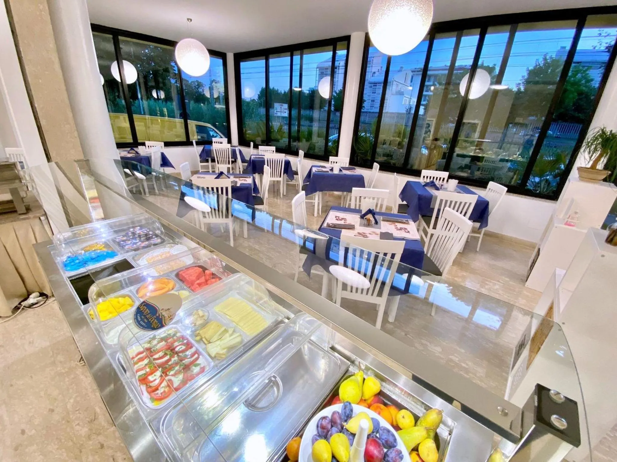 Buffet breakfast in Hotel Maioli B&B